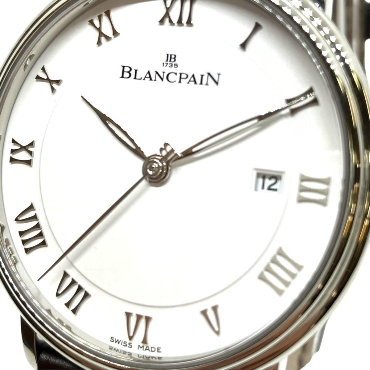 Blancpain Villeret Ultra-Slim 6651-1127-55B Weiß Zifferblatt 40mm Uhr
