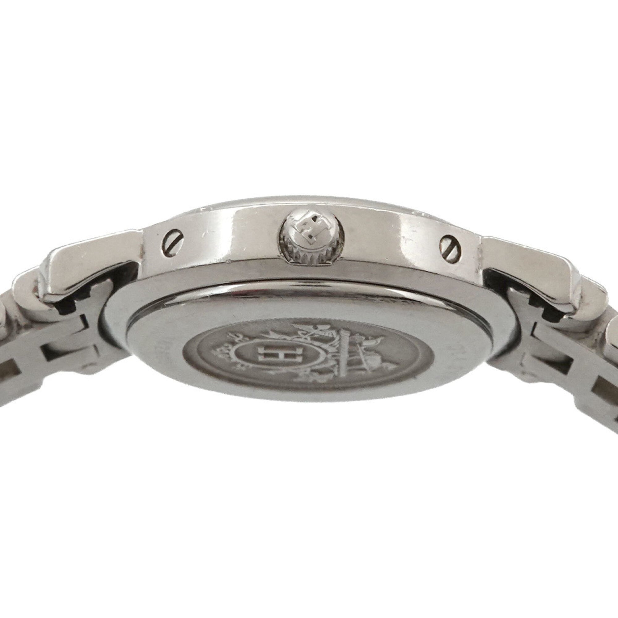 Hermes Clipper CL4 210 Wo Date Display Pink Quartz