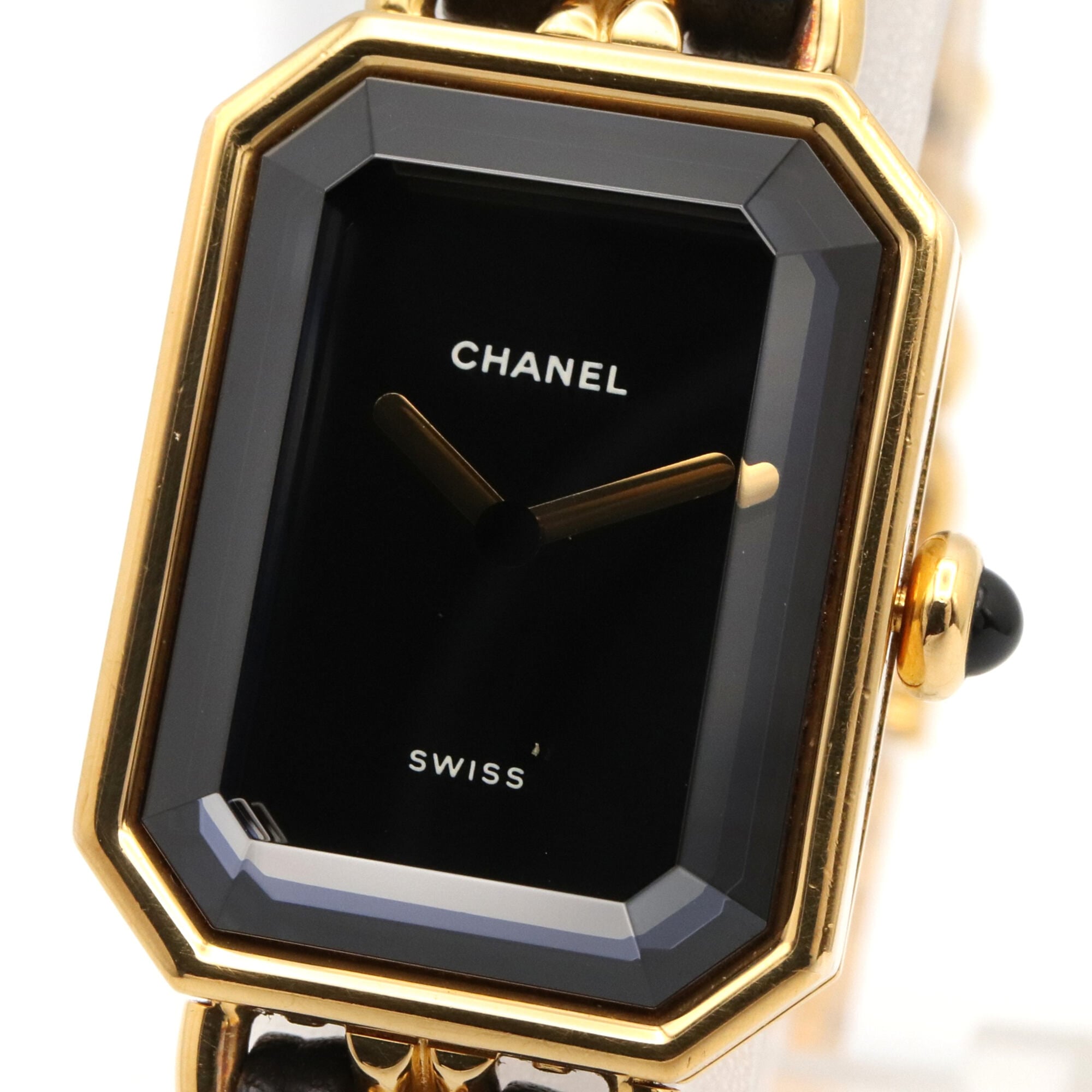 Chanel CHANEL Première S H0001 Black Dial 20mm Watch