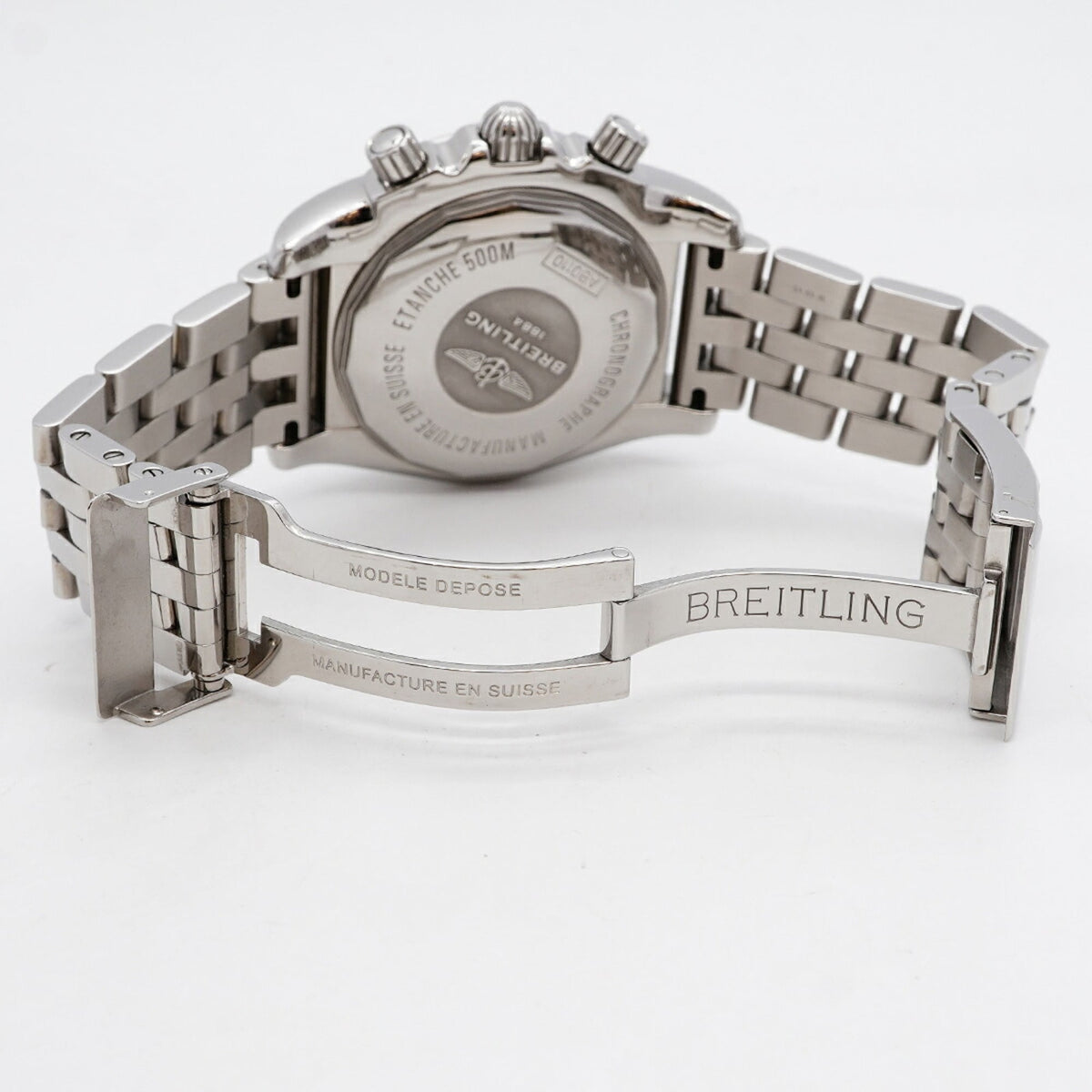 Breitling Chronomat AB0110 mit blauem Zifferblatt, 43 mm Uhr