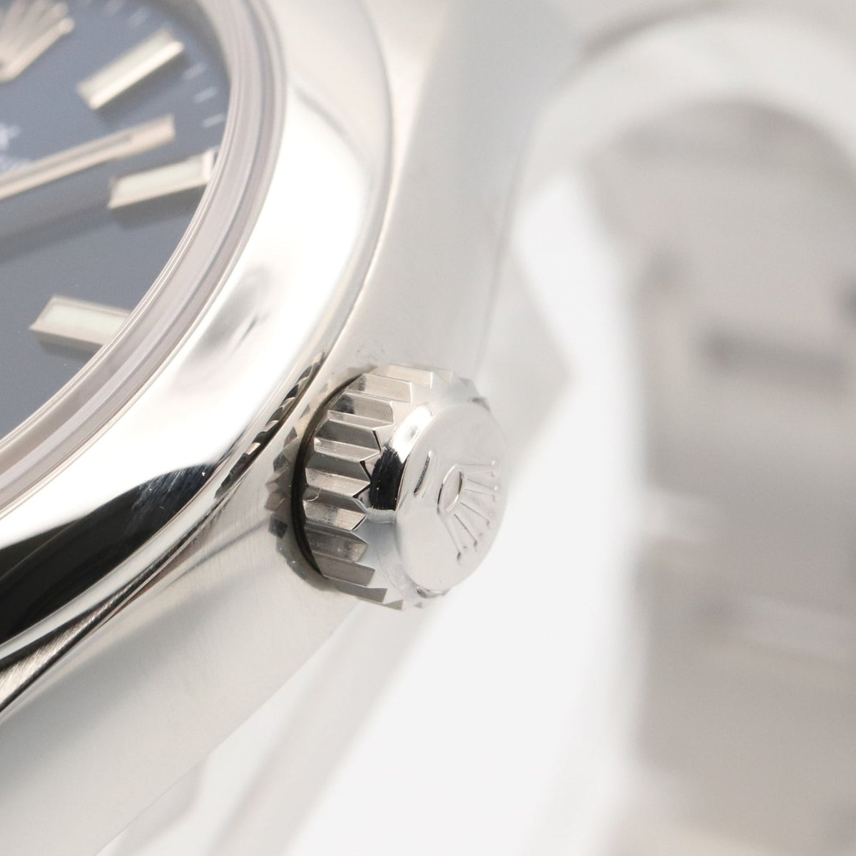 Rolex Oyster Perpetual 276200 Blue Dial 28mm Watch