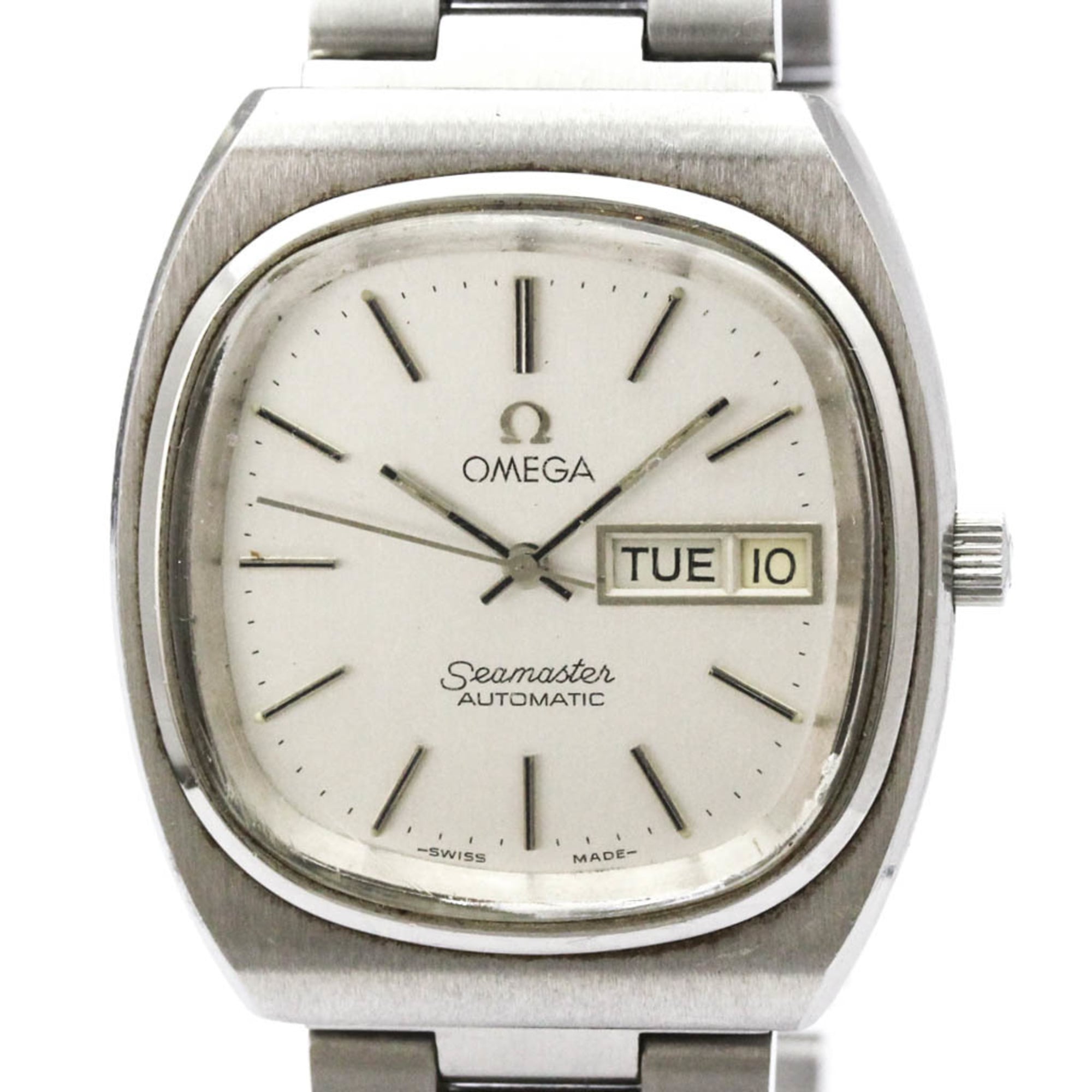 OMEGA Seamaster Day Date Cal.1020 Steel Mens Watch 166.0216 Vintage
