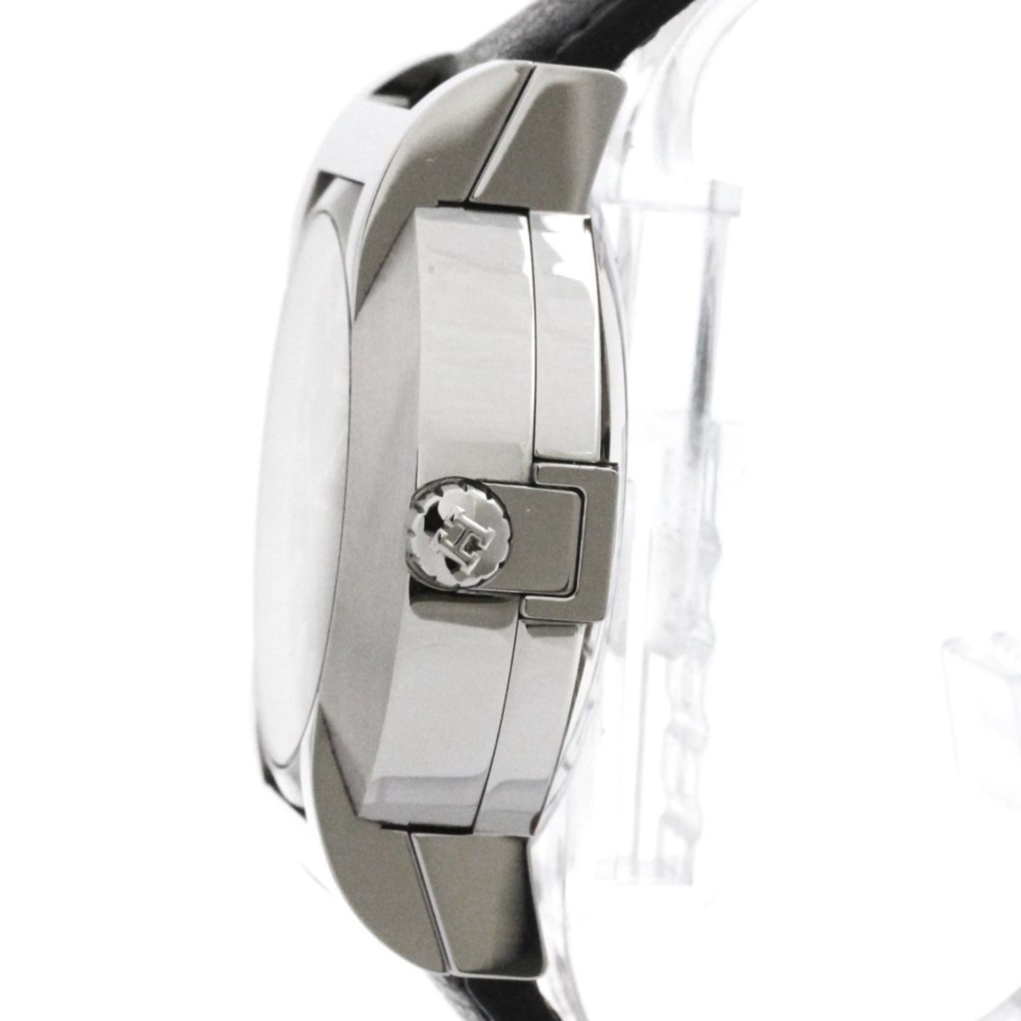 HERMES Nomade Compass Steel Auto Quartz Mens Watch NO2.910 Polished