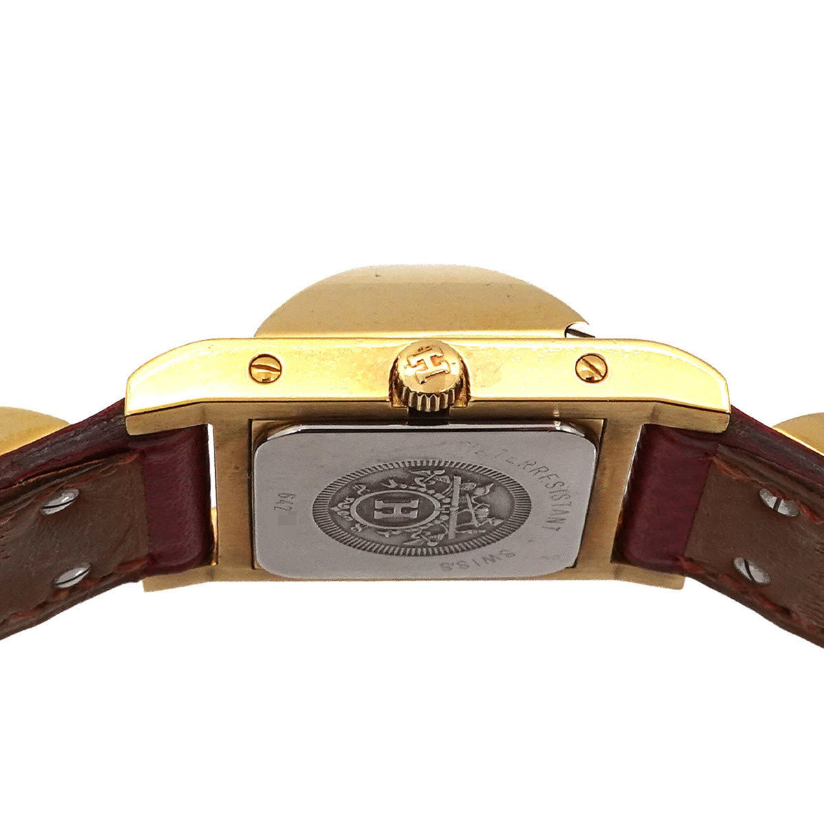 Hermes Medor GZl1ldxb horloge met witte wijzerplaat, 23 mm