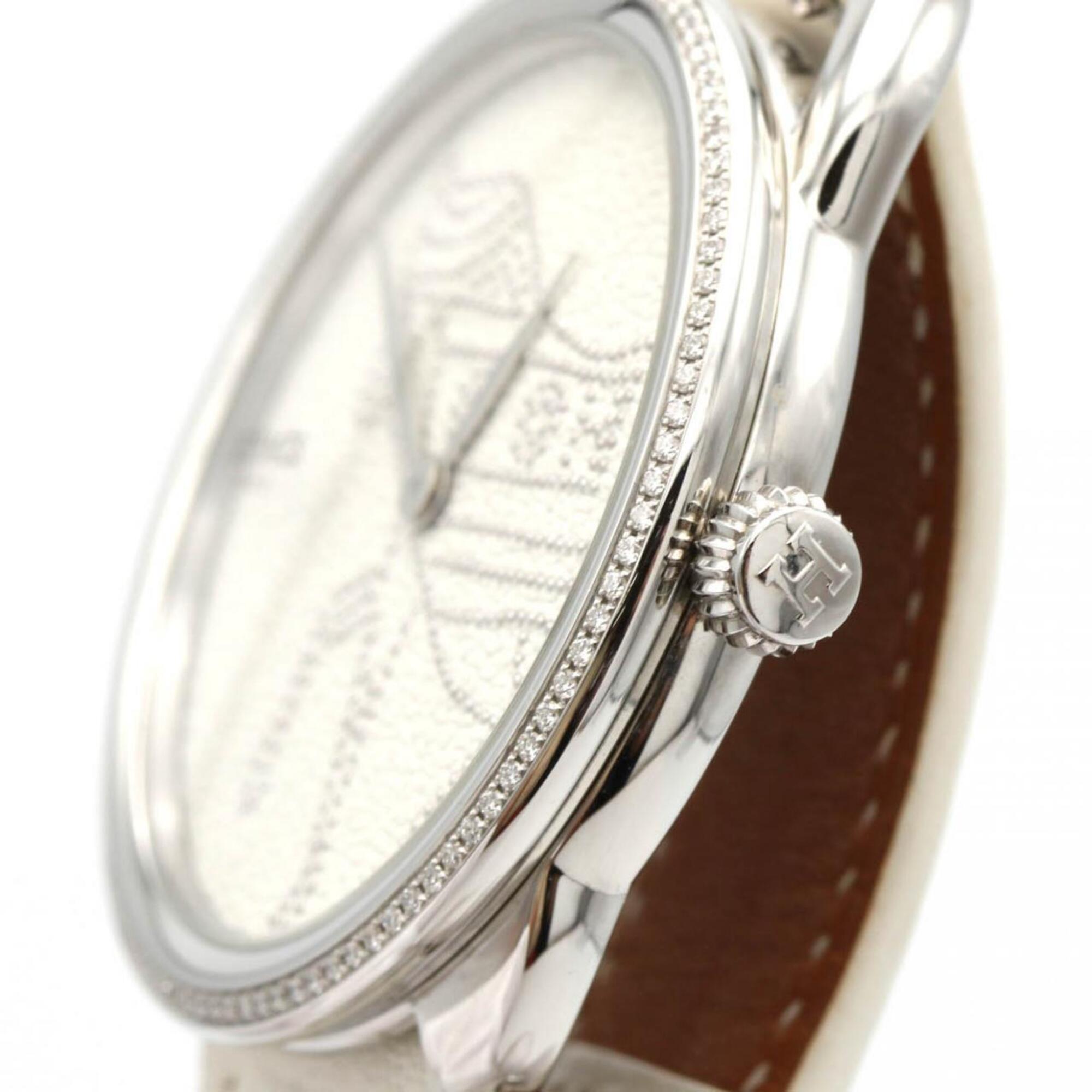Hermes Alsohors D AR5.430 White Dial 36mm Watch
