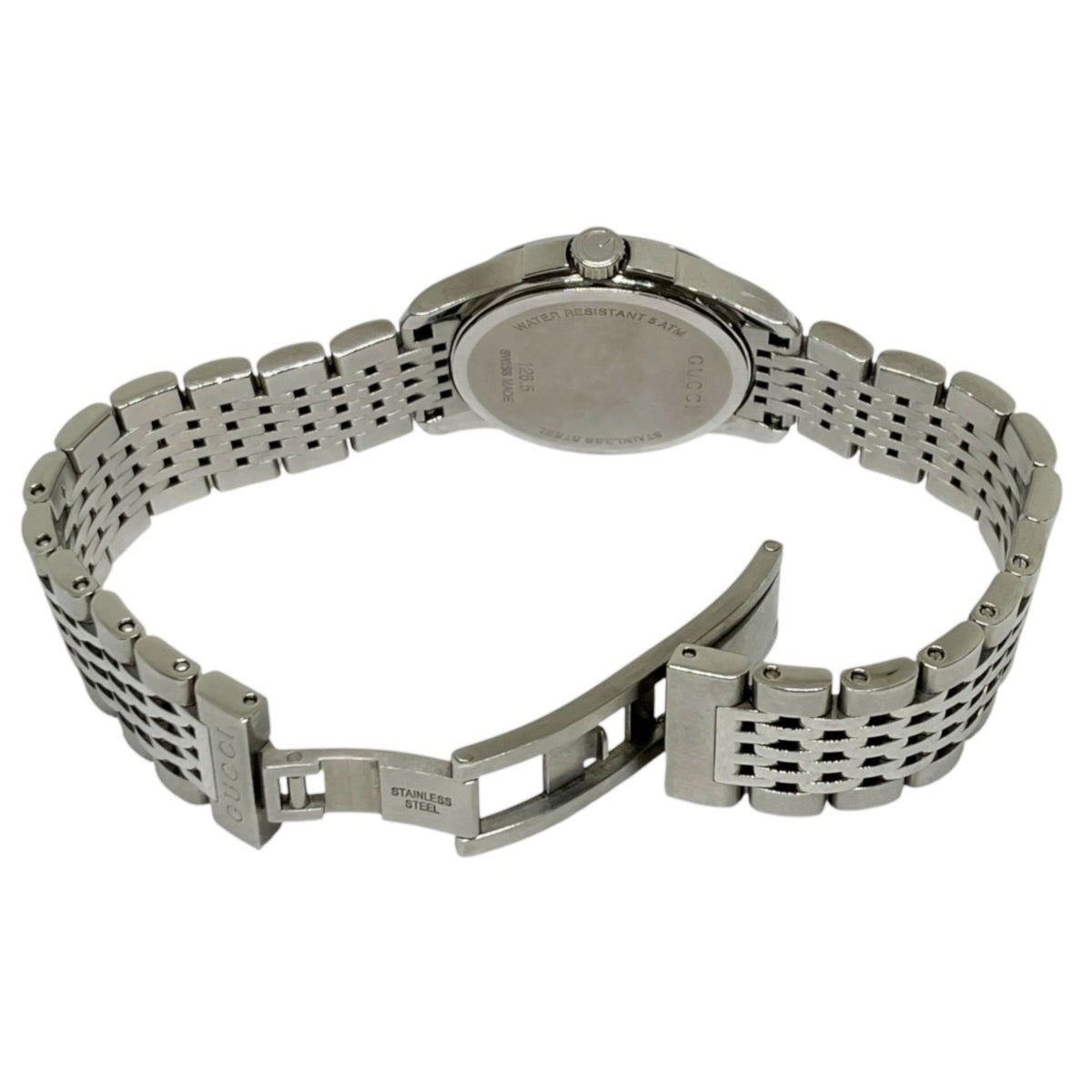 Gucci G-Timeless 126.5 horloge met zwarte wijzerplaat, 27 mm