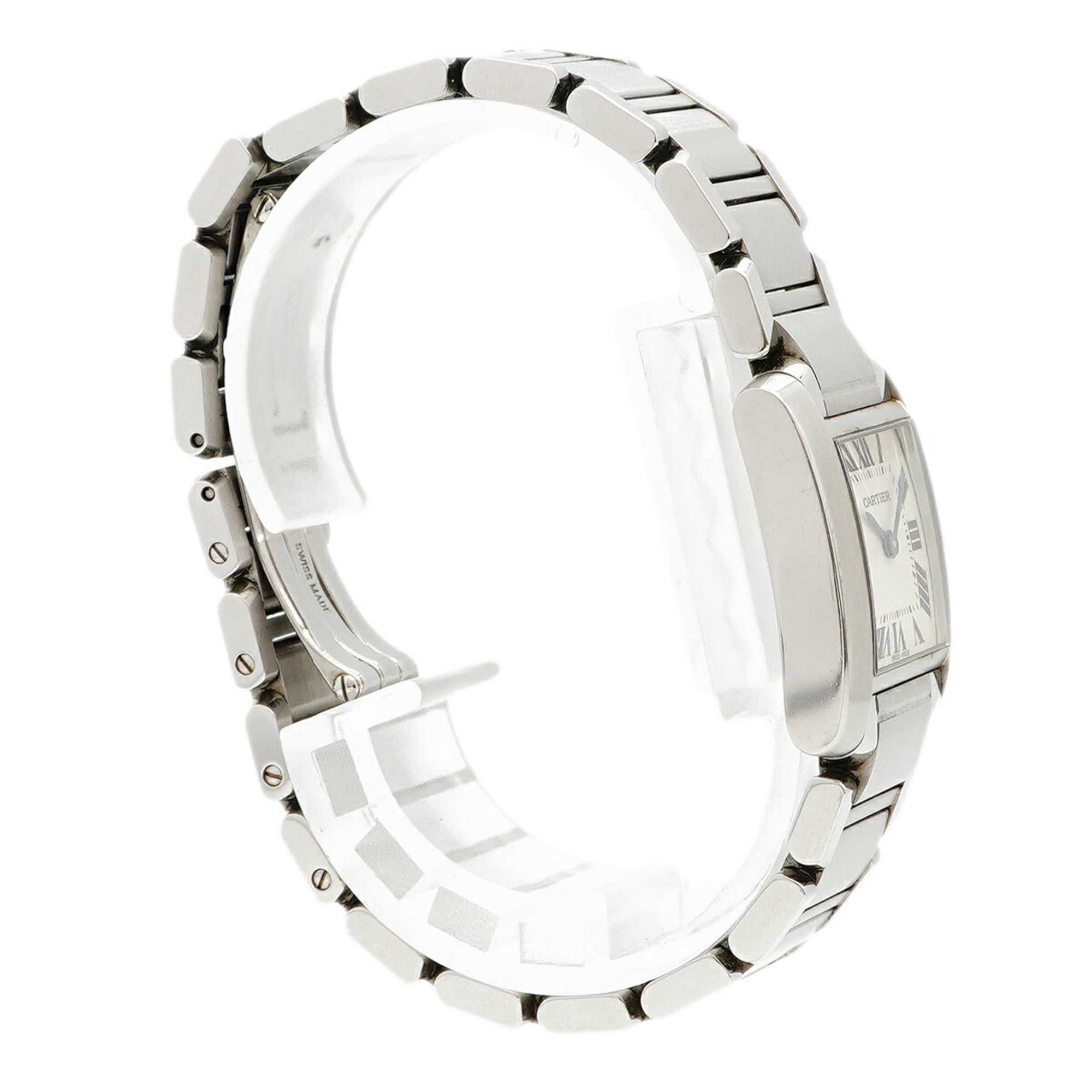 Cartier Tank FranÃ§aise SM W51008Q3 Ivory Dial Wo