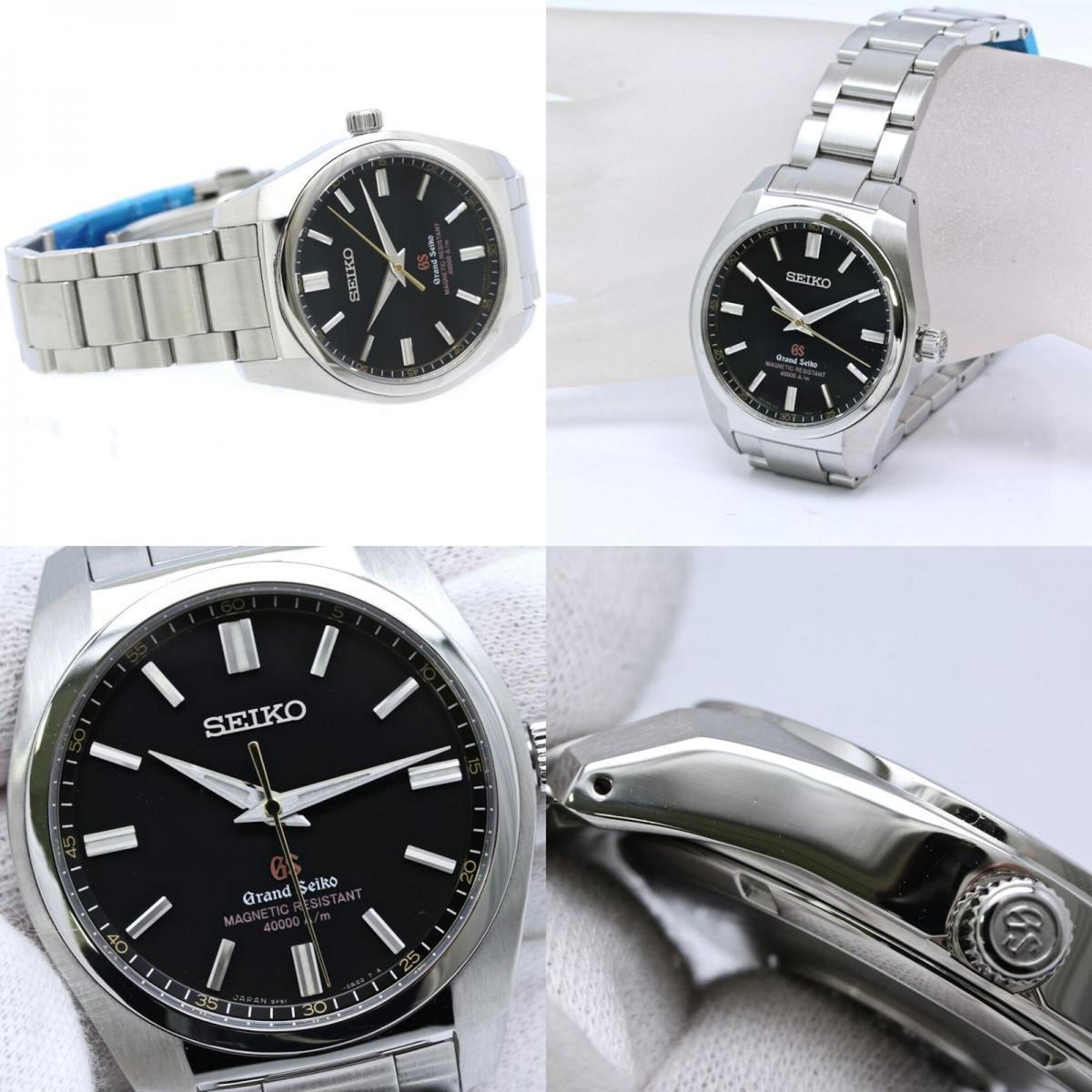 Grand Seiko Grand Seiko 9F Quartz met verbeterde antimagnetische bescherming, gelimiteerde oplage van 500 stuks SBGX089 SBGX089 9F61-0AE0 Zwarte wijzerplaat 39mm Horloge