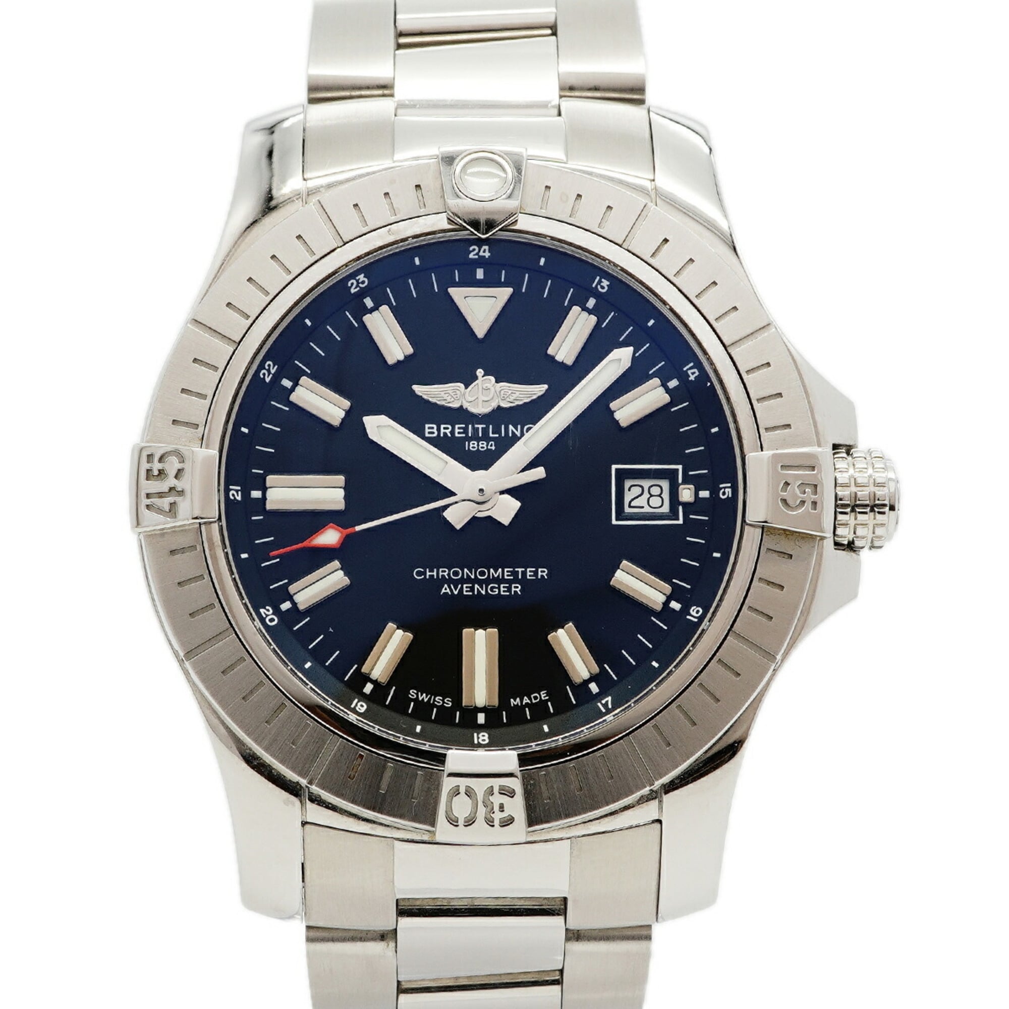 Breitling Avenger A17318 Black Dial 42mm Watch