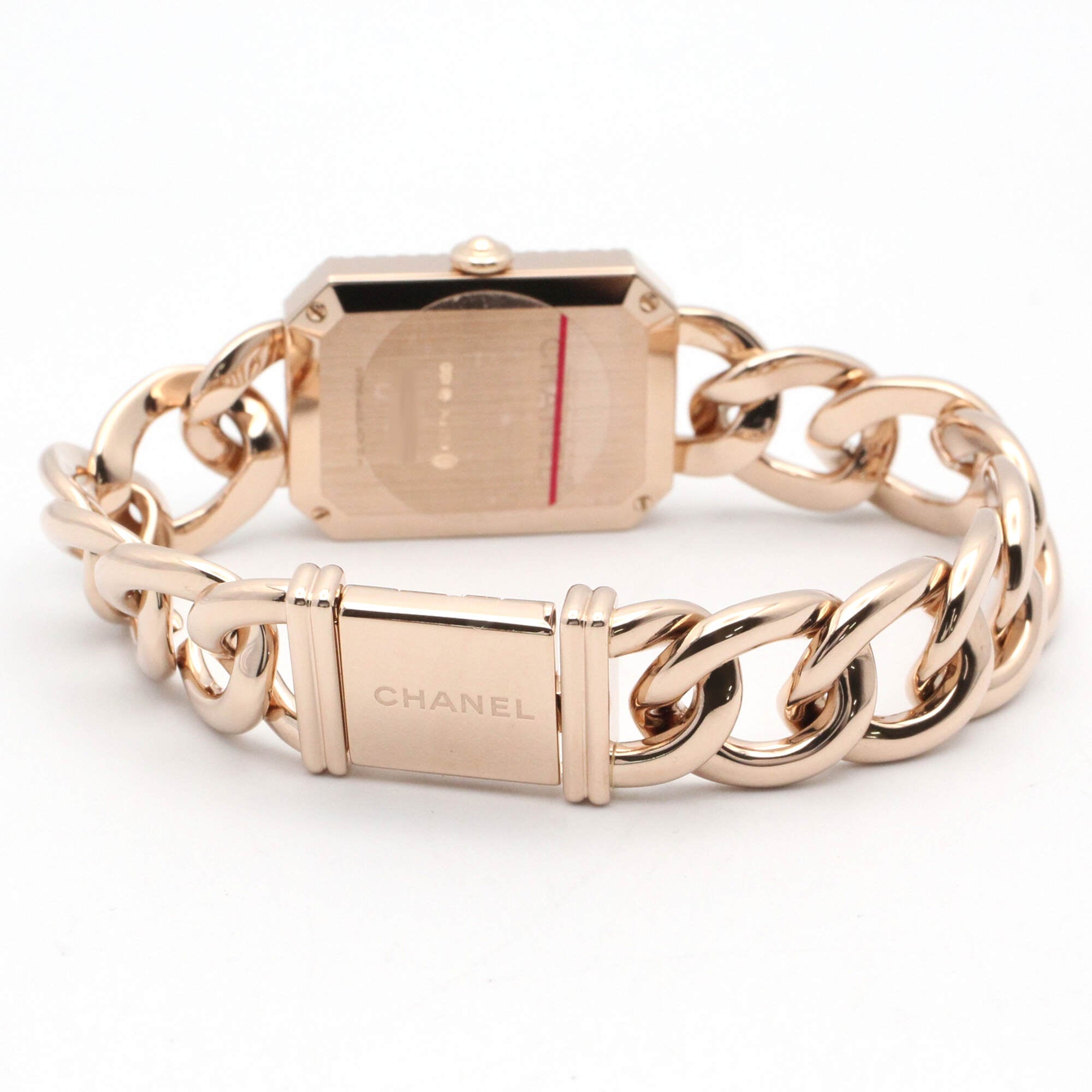Chanel CHANEL PremiÃ¨re Diamond Bezel 18KPG (Pink Gold) Ladies White Shell H4412