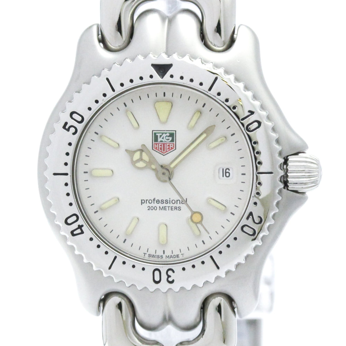 TAG Heuer Sel S99.015 Horloge met witte wijzerplaat, 28 mm
