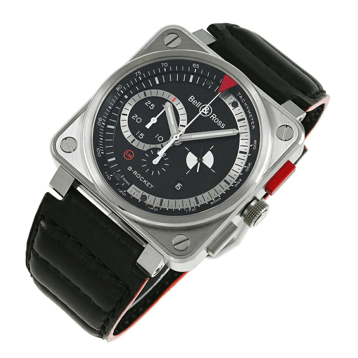 Bell & Ross BR 01-94 B-ROCKET BR0194-B-ROCKET/SCA Black, Silver Dial 46mm Watch