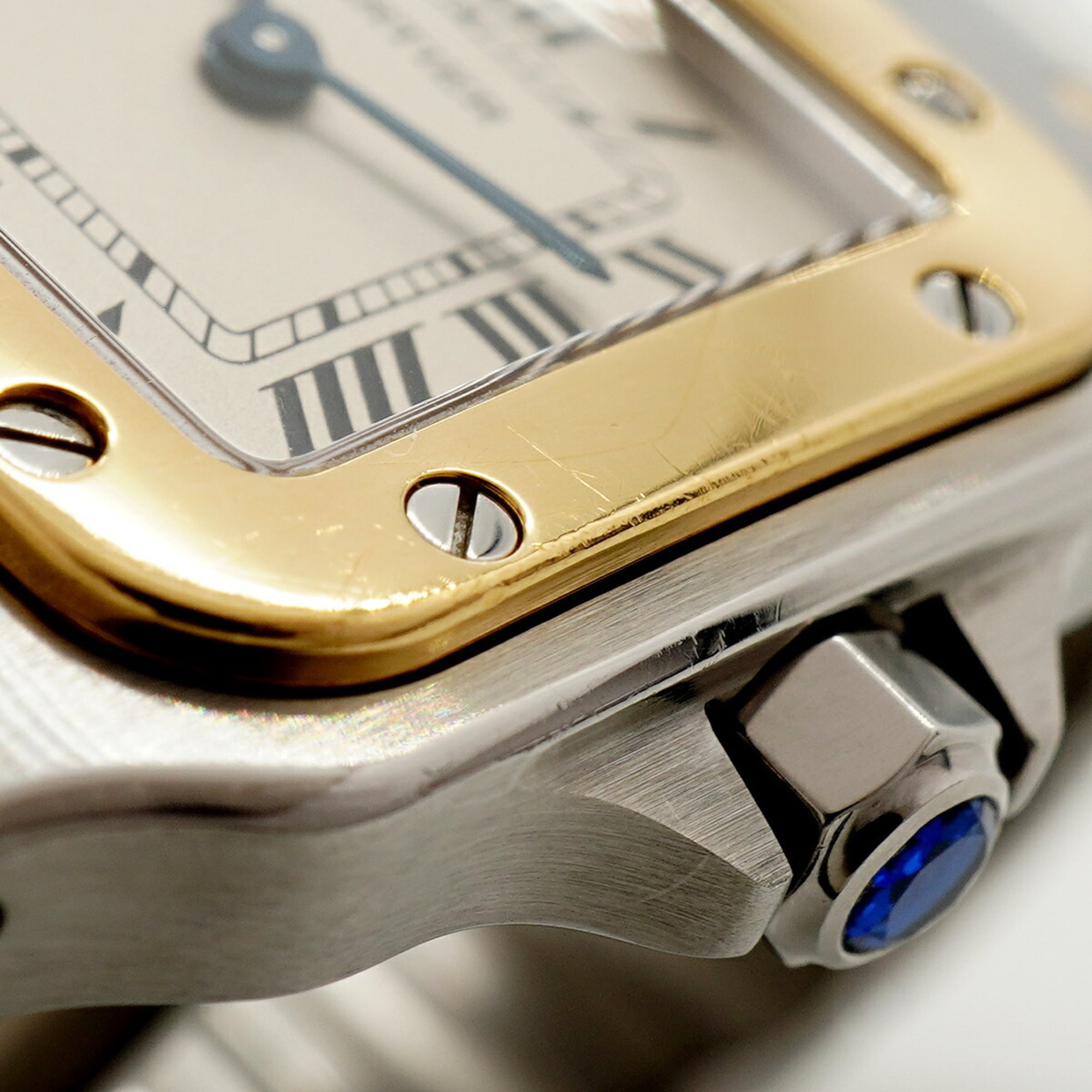 Cartier Santos W20012C4 White Dial 23mm Watch