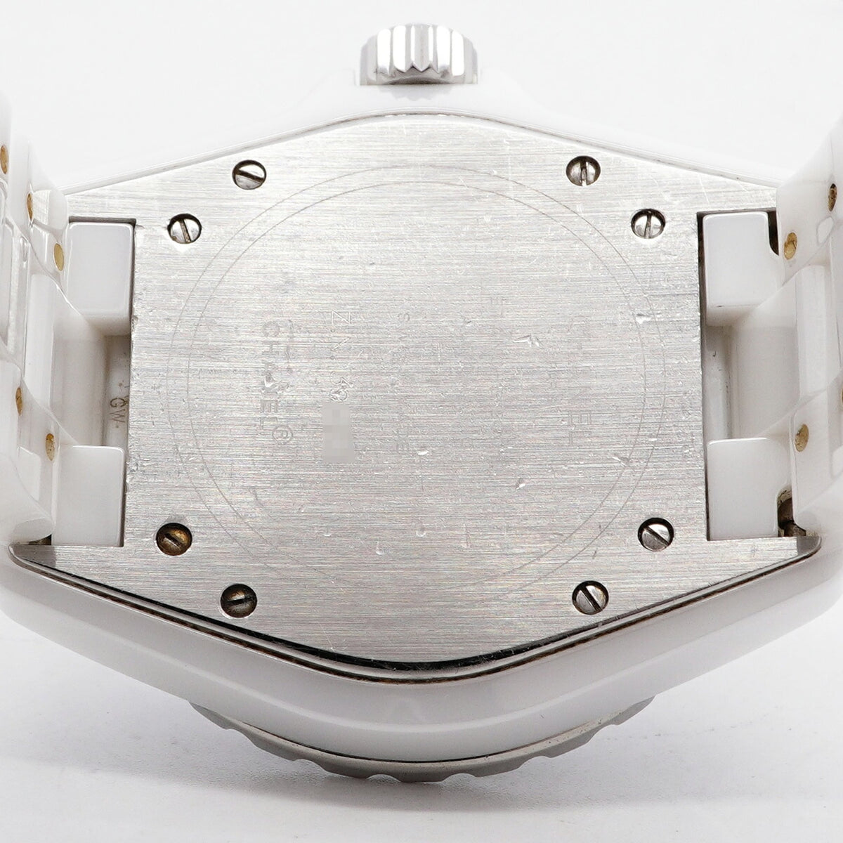 Chanel J12 mit Diamantlünette H0967 Weiß Zifferblatt 38 mm Uhr
