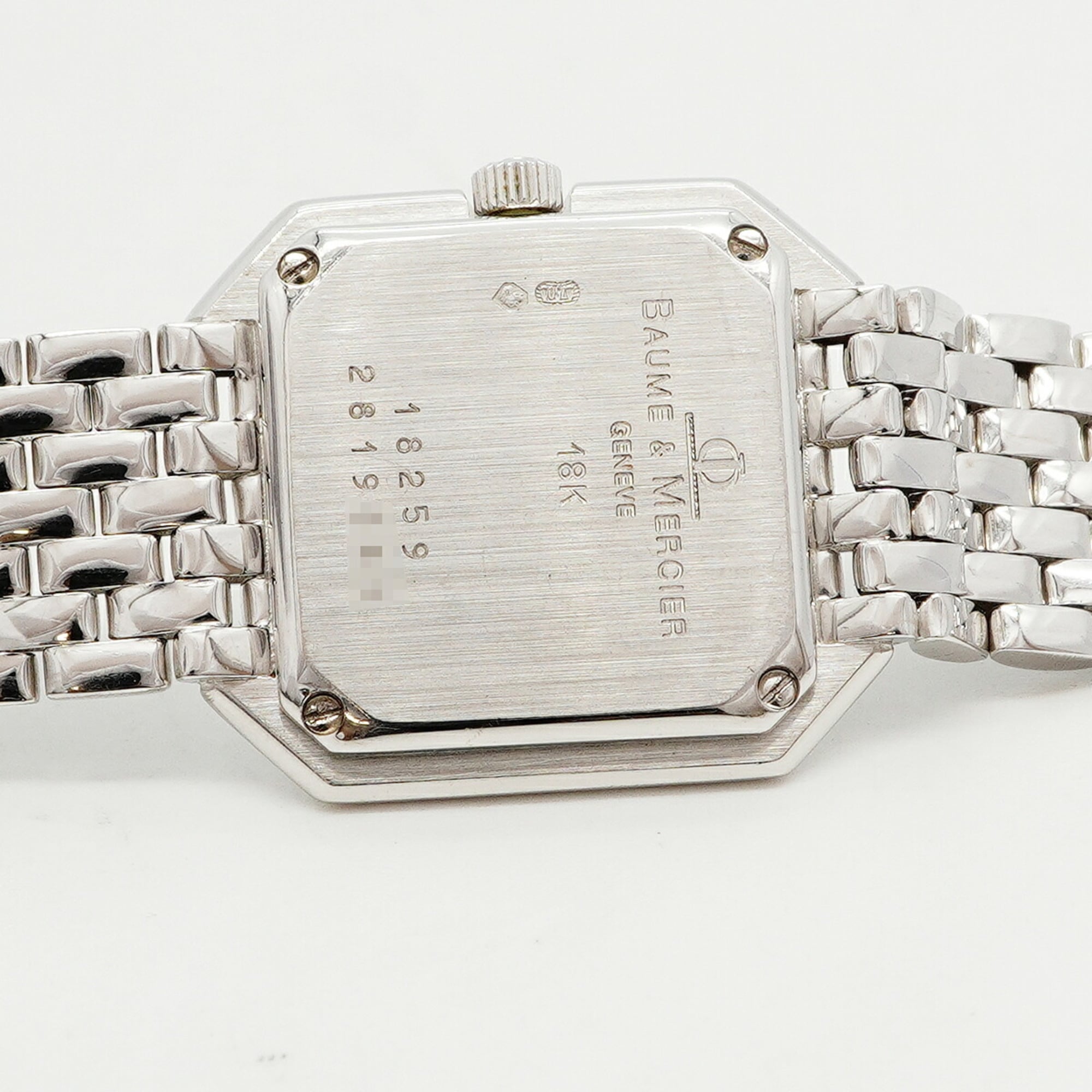 Baume & Mercier 750 WG 18259 White Dial Wo