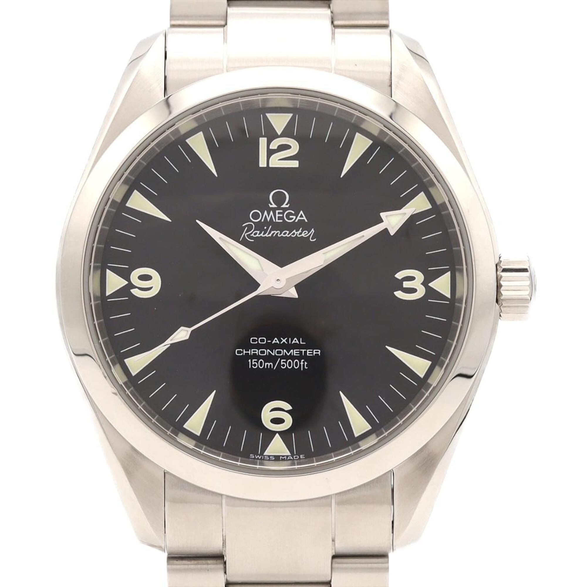 Omega Railmaster 2503.52 Black Dial 39mm Watch
