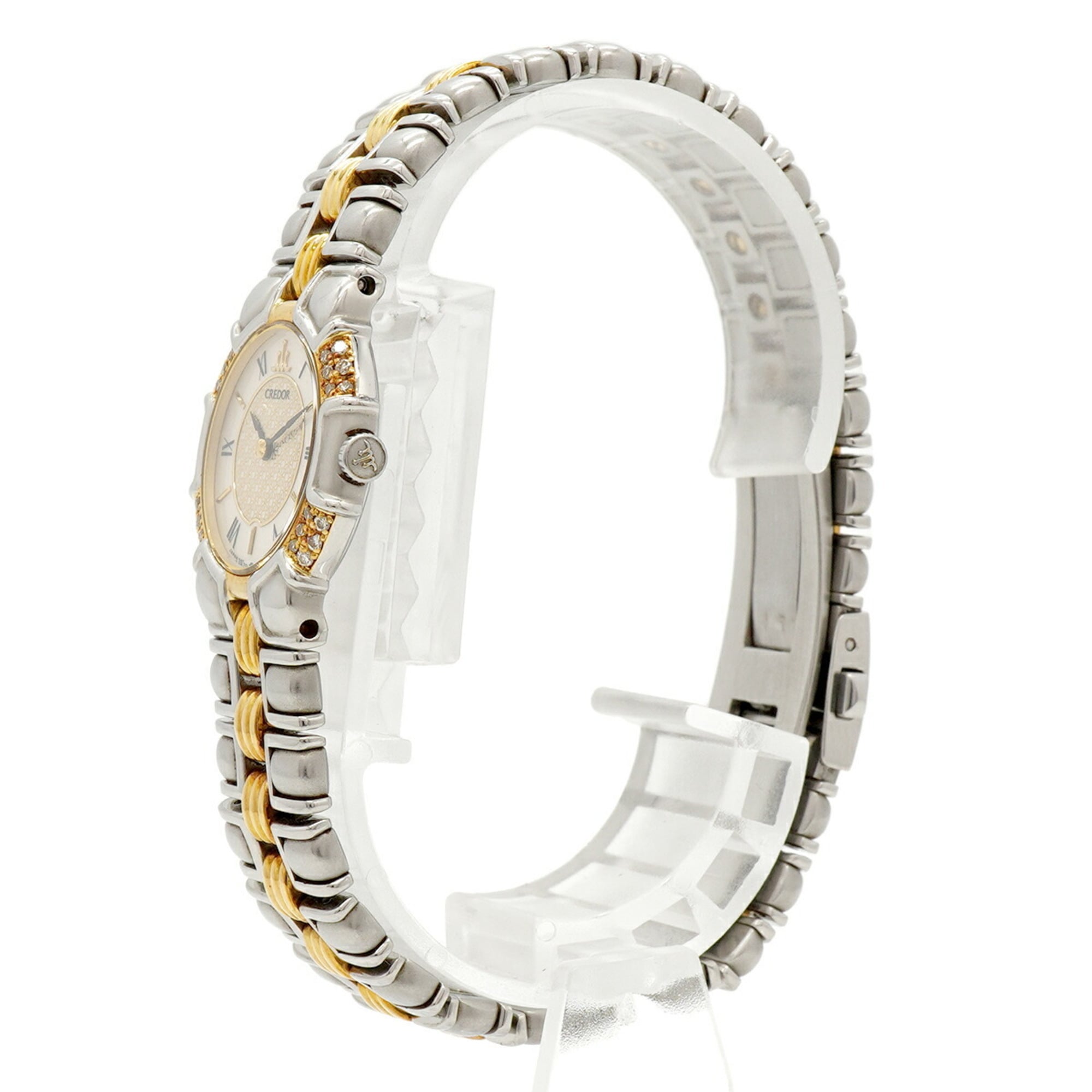 Seiko Credor Entrata GKWE084 5A70-0220 Silver Dial Women's Watch