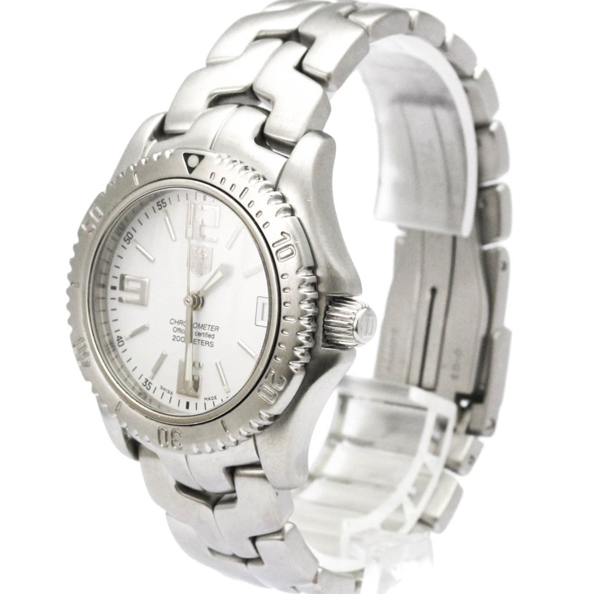 TAG HEUER Link Date Steel Automatic Mens Watch WT5211 Polished