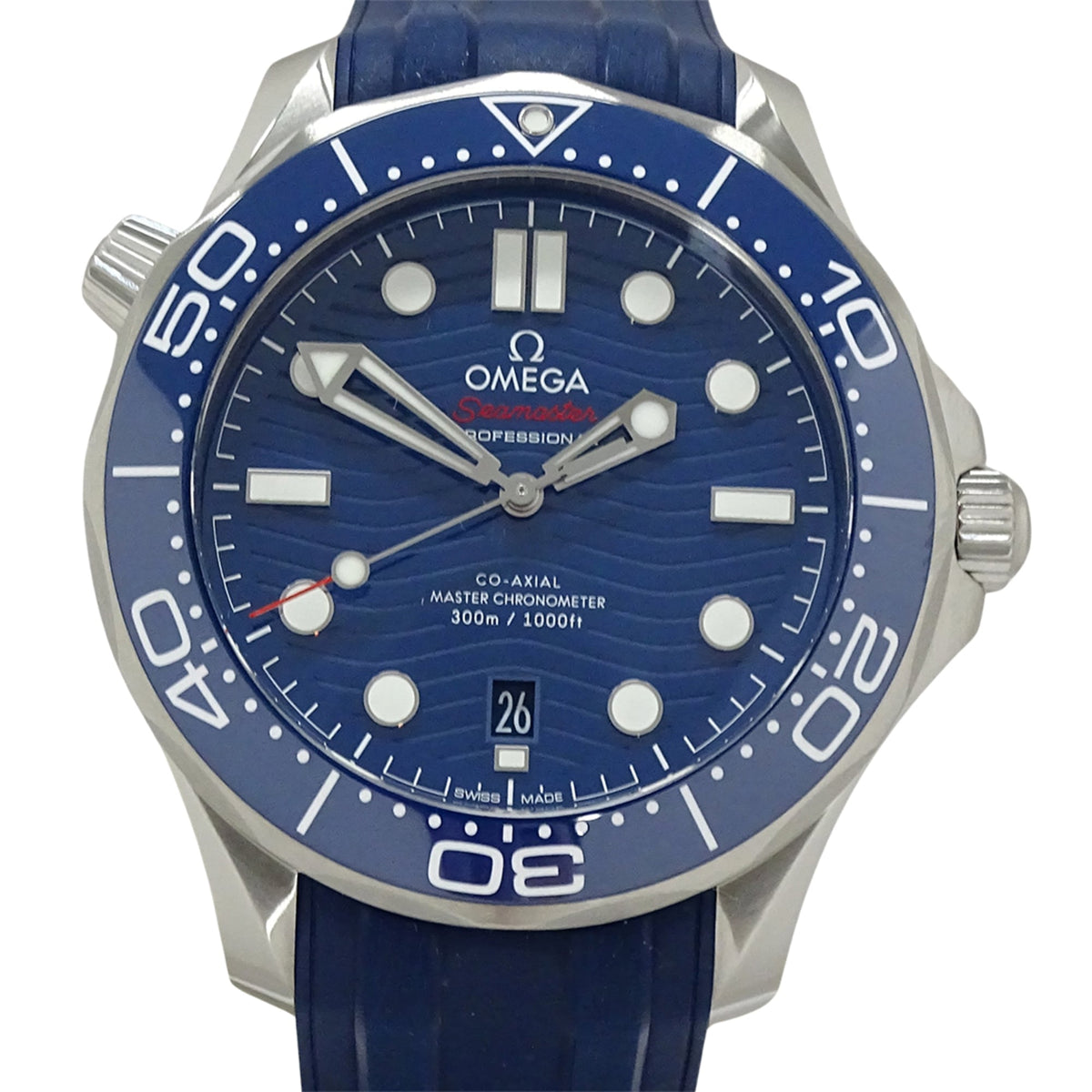 Omega Seamaster 210.32.42.20.03.001 horloge met blauwe wijzerplaat, 42 mm