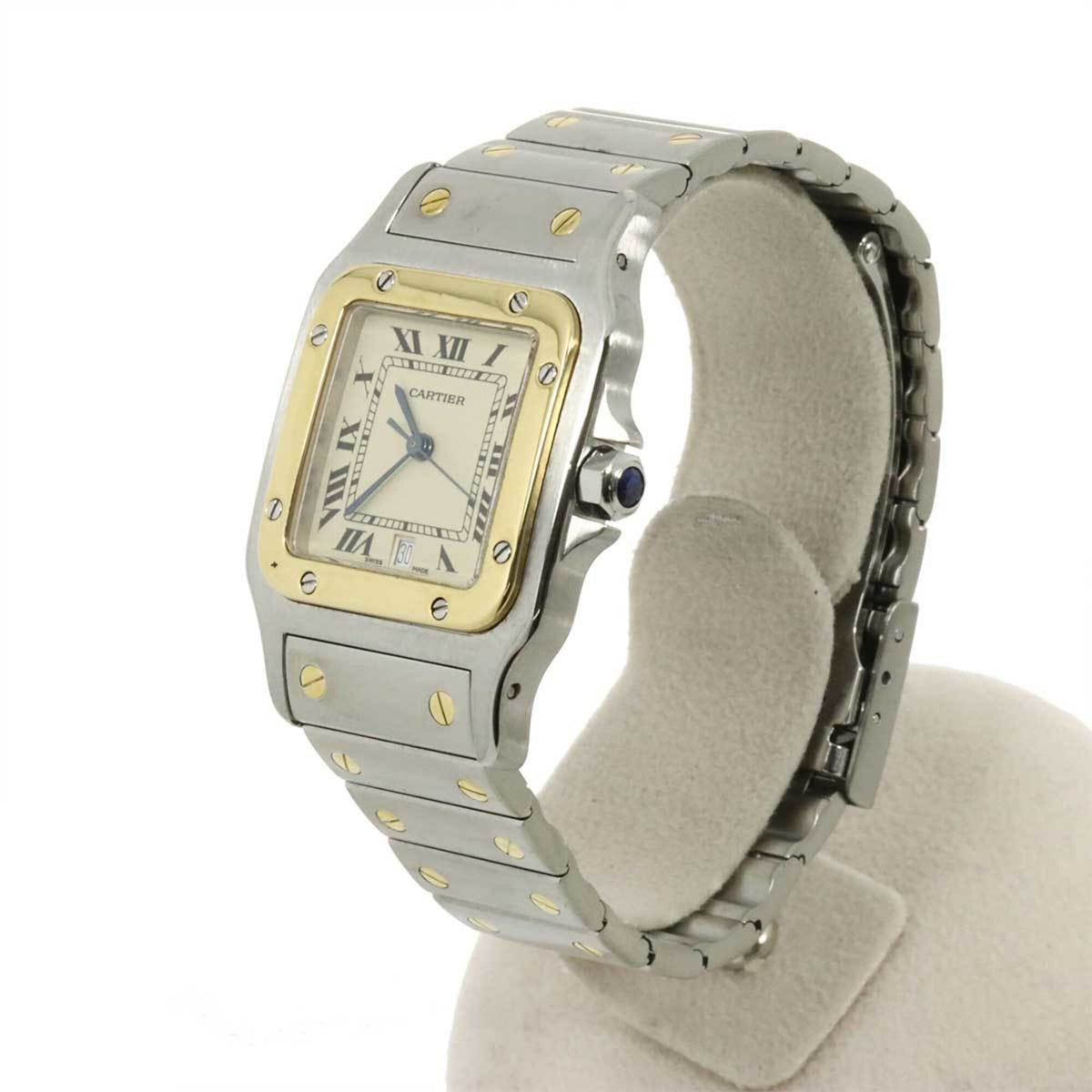 Montre Cartier Santos Galbee LM W20011C4 Ivoire avec cadran de 29 mm