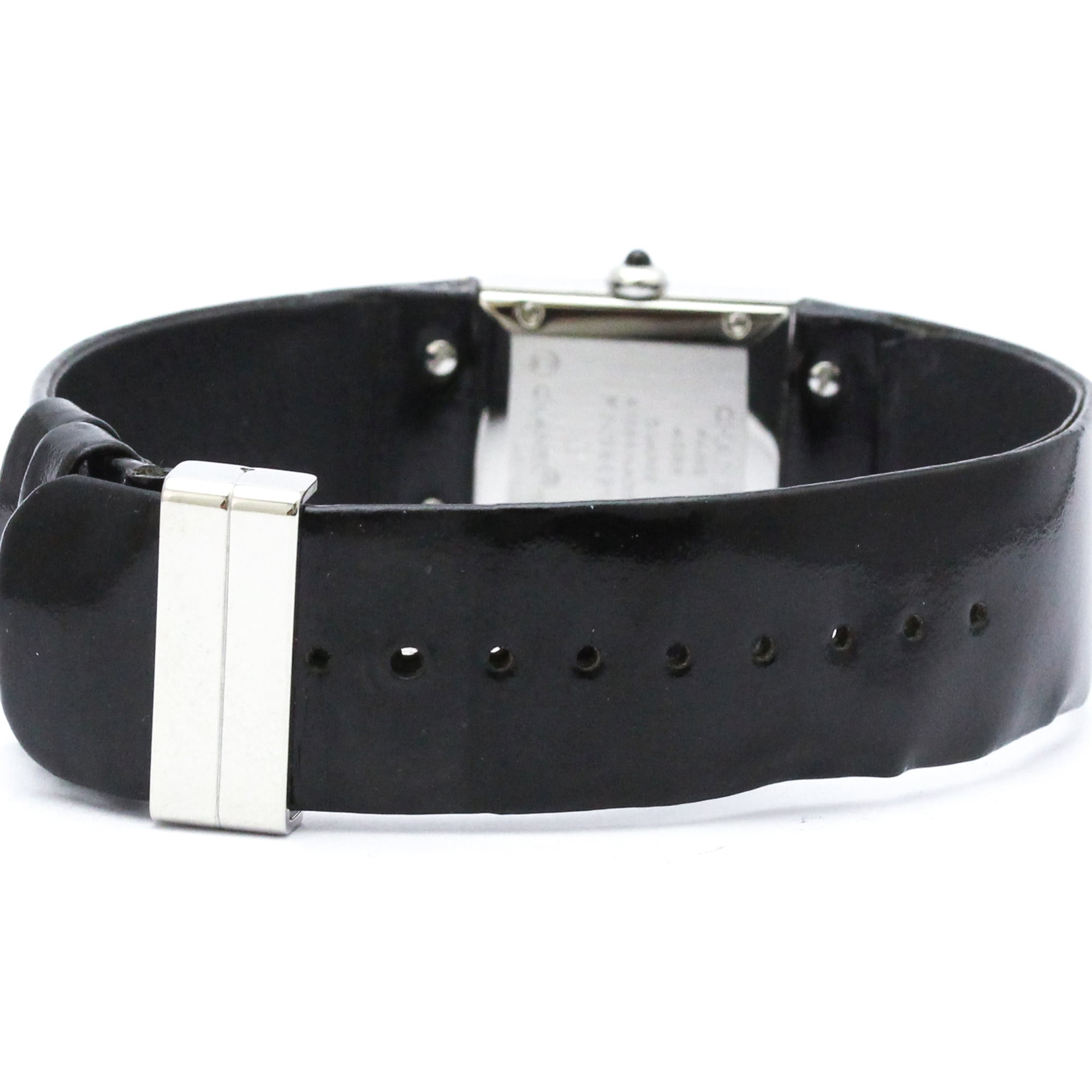 Montre CHANEL Matelassé en cuir et acier Quartz pour femme H0116