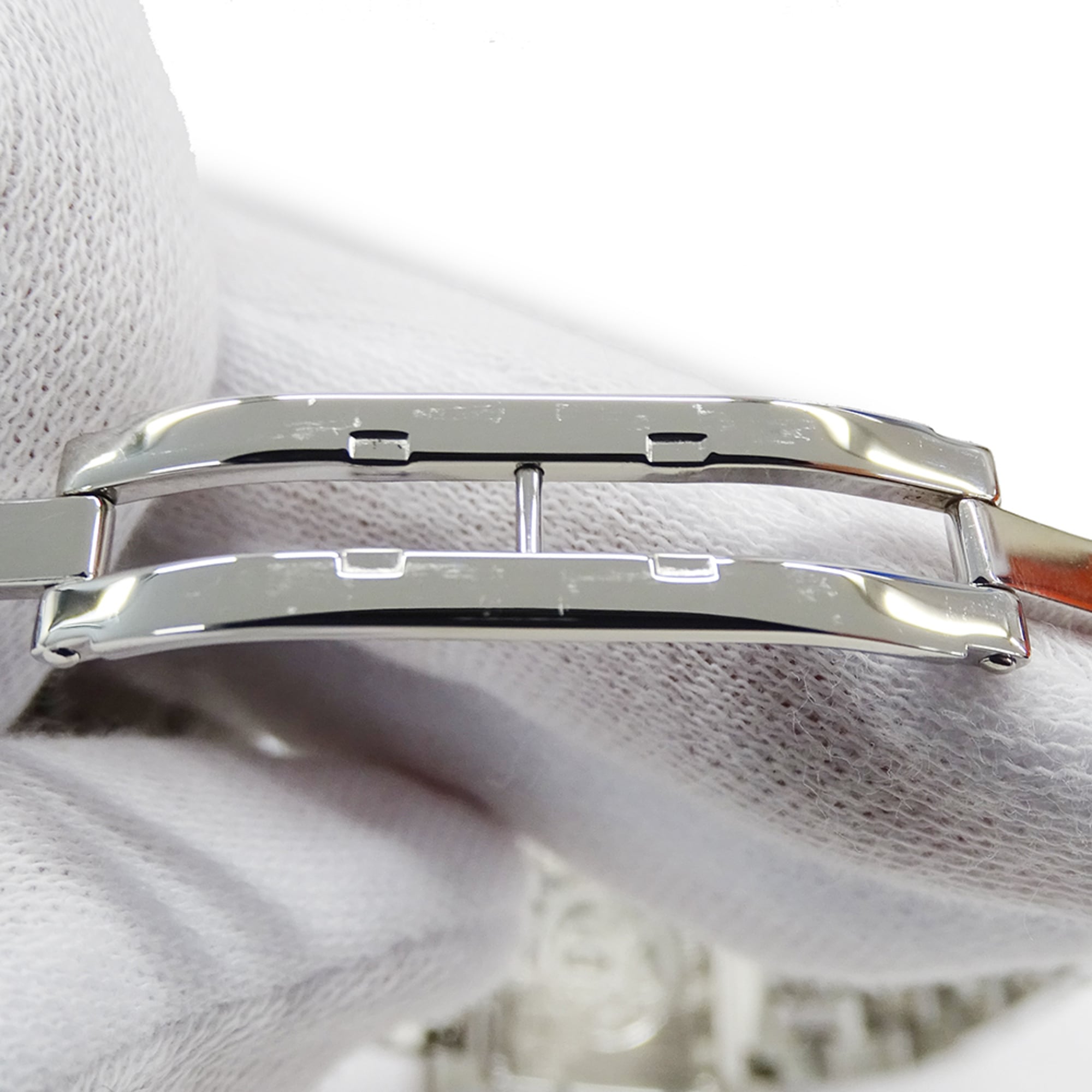 Hermes HERMES Women's Watch Brand H-Watch Quartz QZ Stainless Steel SS HH1.210 Silver Black OH
