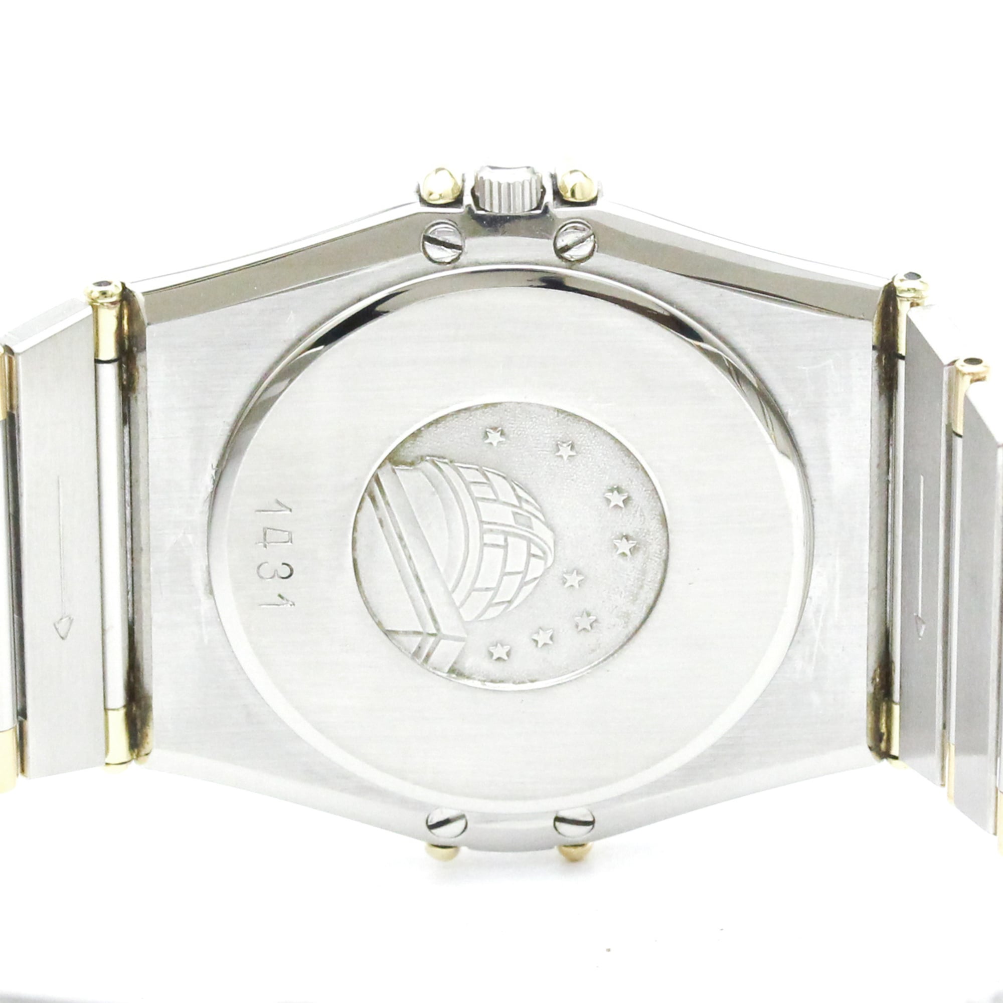 Montre Omega Constellation 3980866, cadran doré, 33 mm