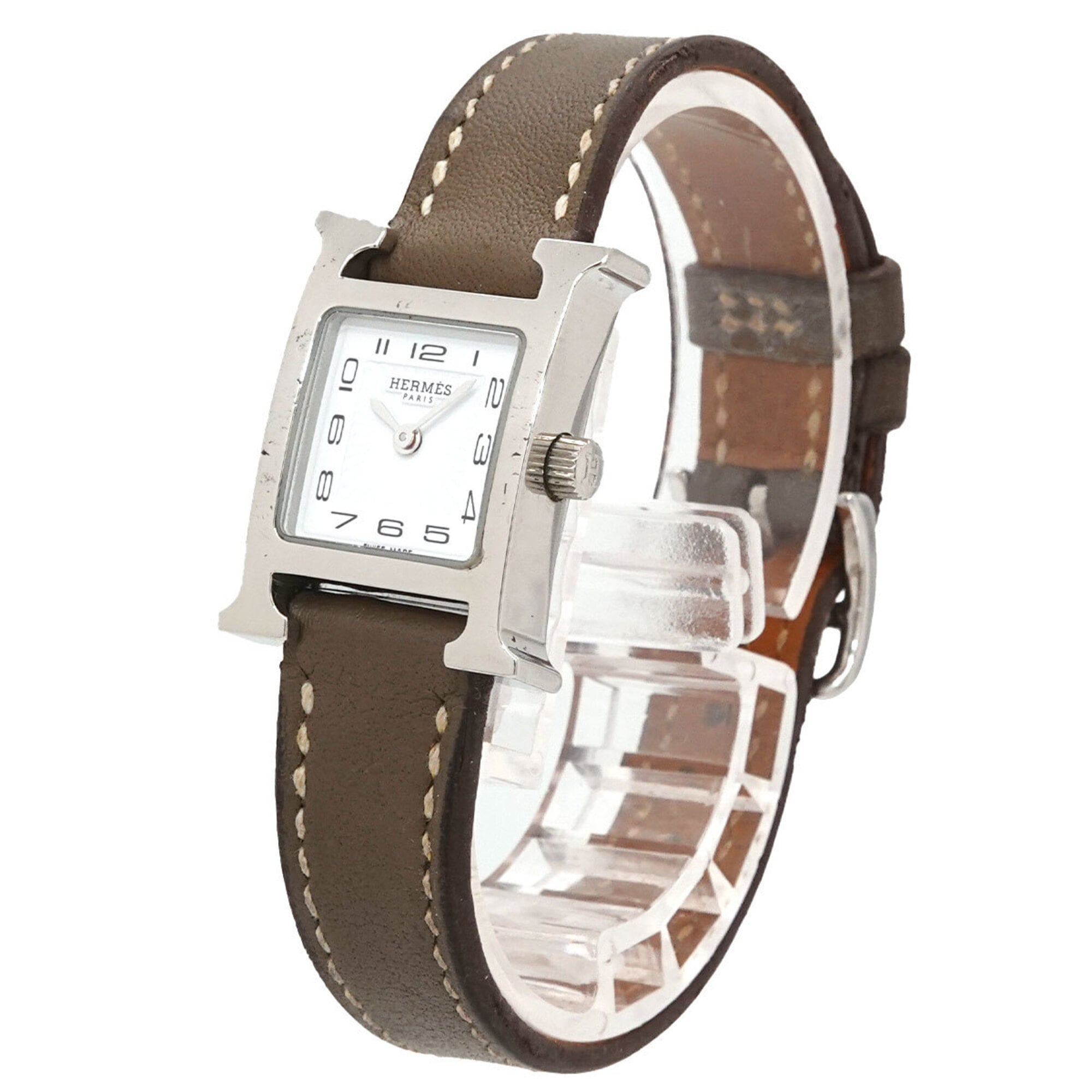 Hermes H- Mini HH1 110 Wo White Quartz H mini