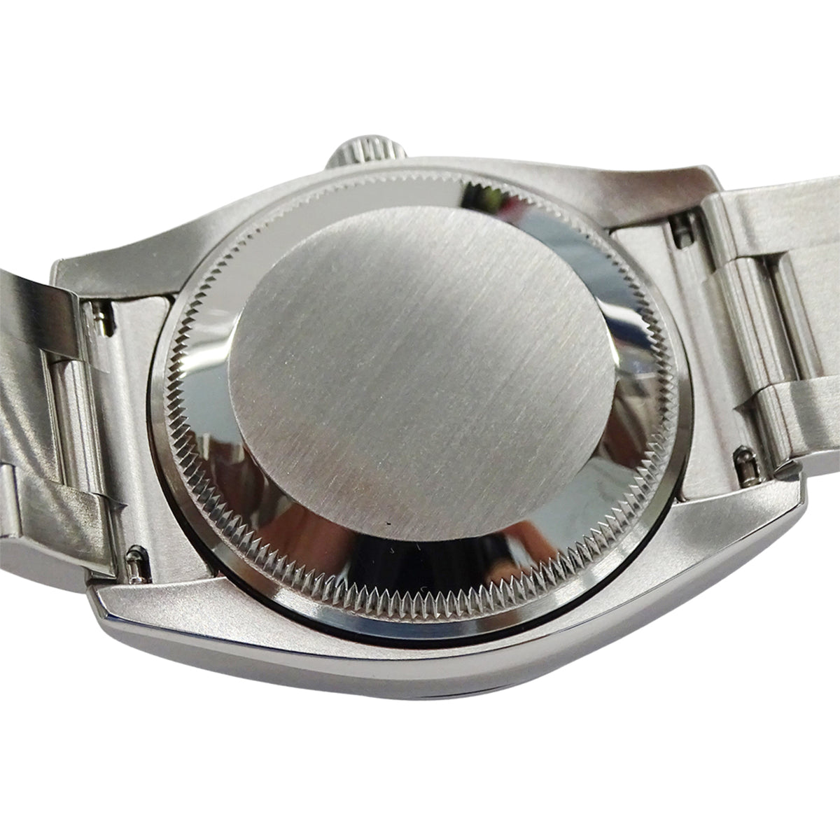 Rolex Air-King 114200 Z Silber Zifferblatt 34 mm Uhr