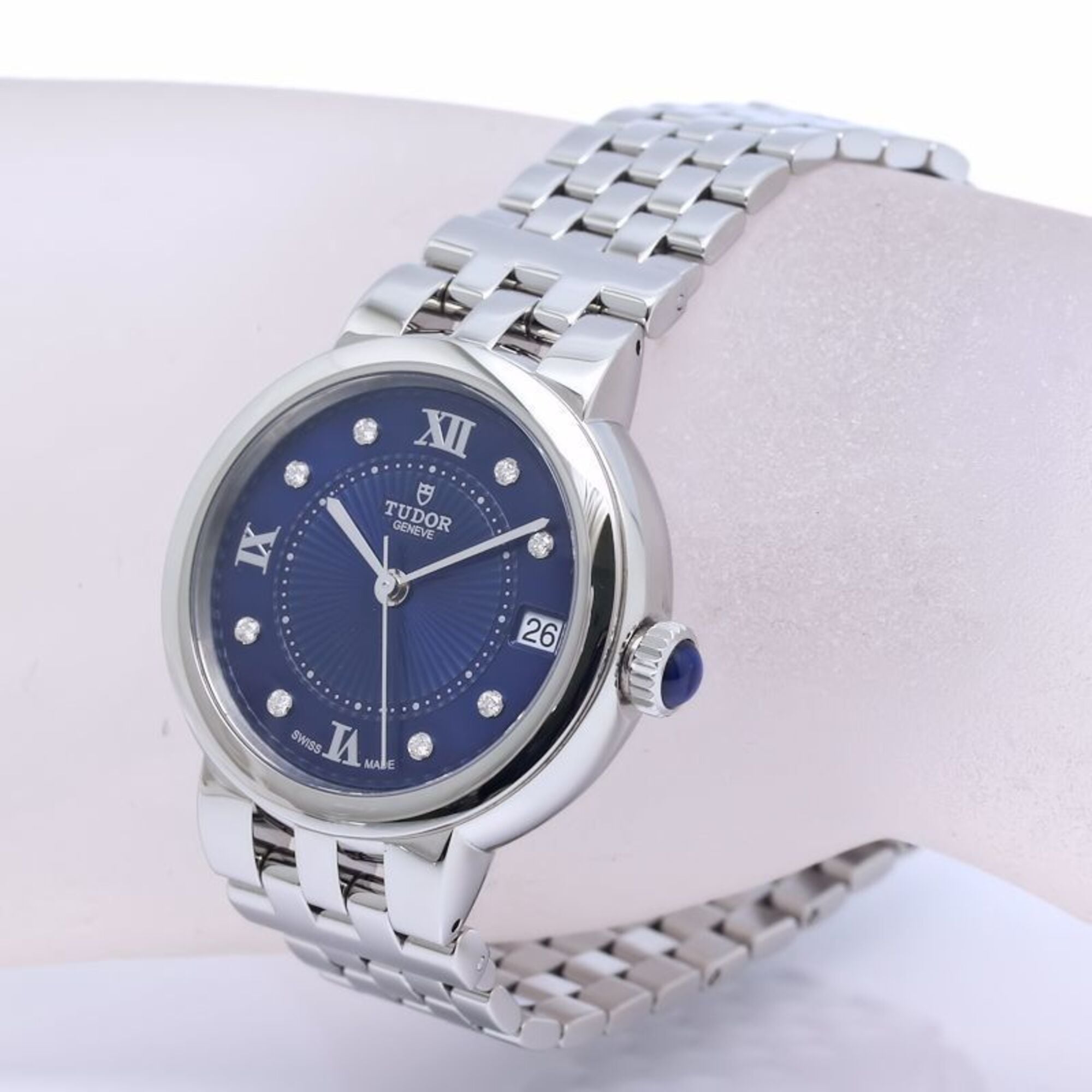 TUDOR Claire de Rose 8P diamanten dameshorloge M35800-0010 SS 40358