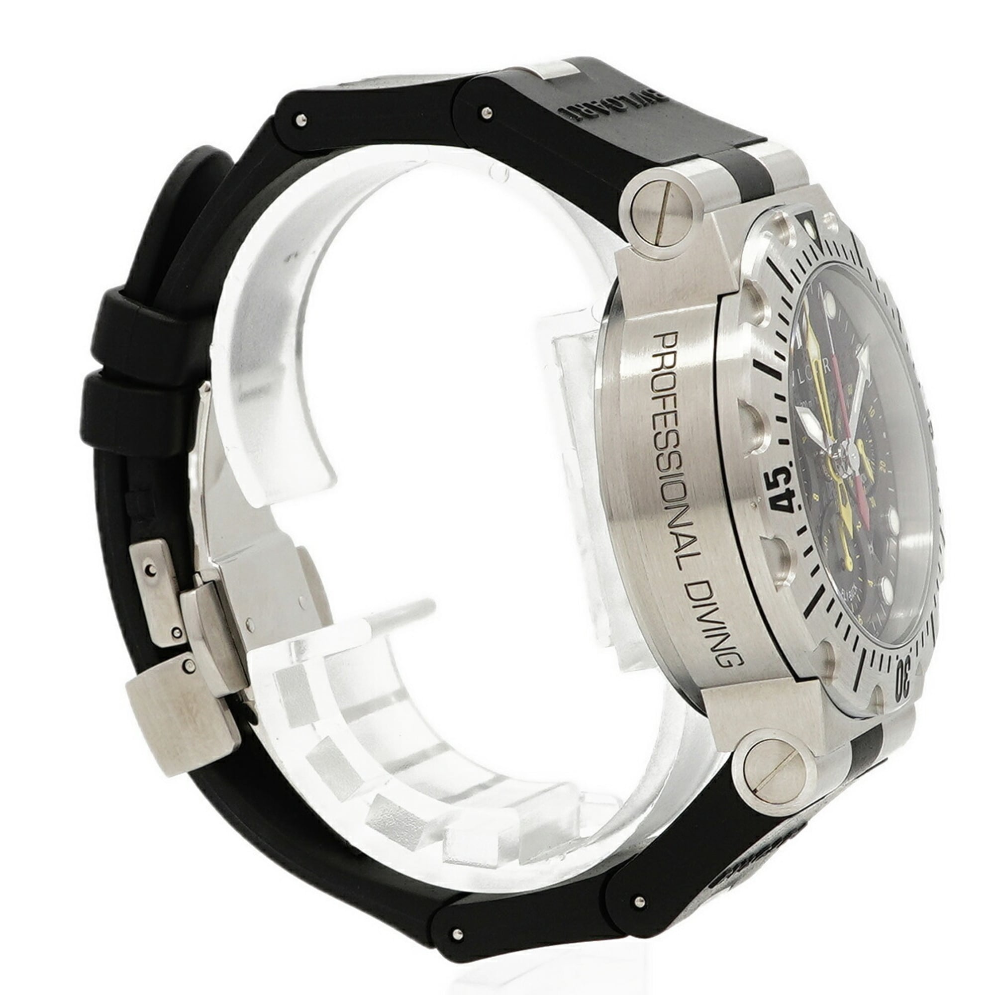 Bulgari Diagono SC40S Black Dial 40mm Watch