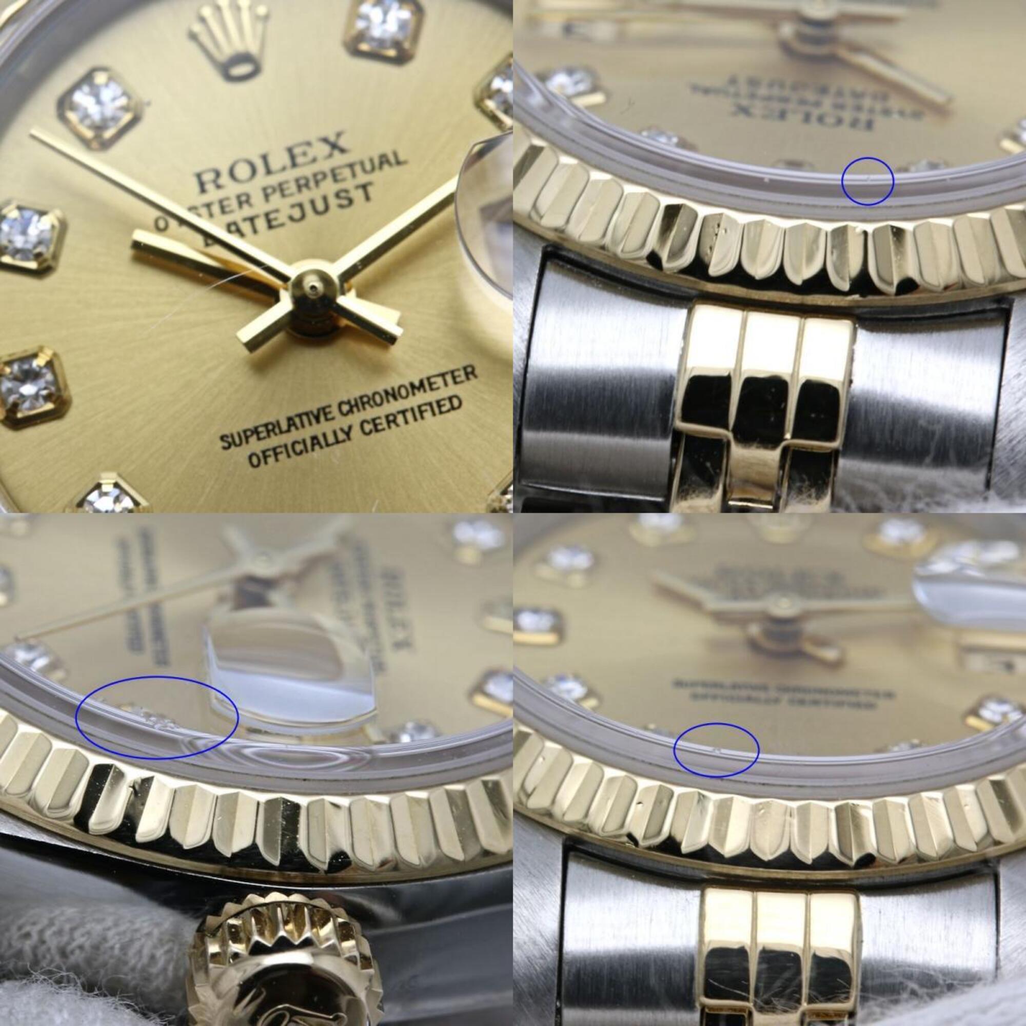 ROLEX Datejust 10P Diamond 79173G Wo 40547