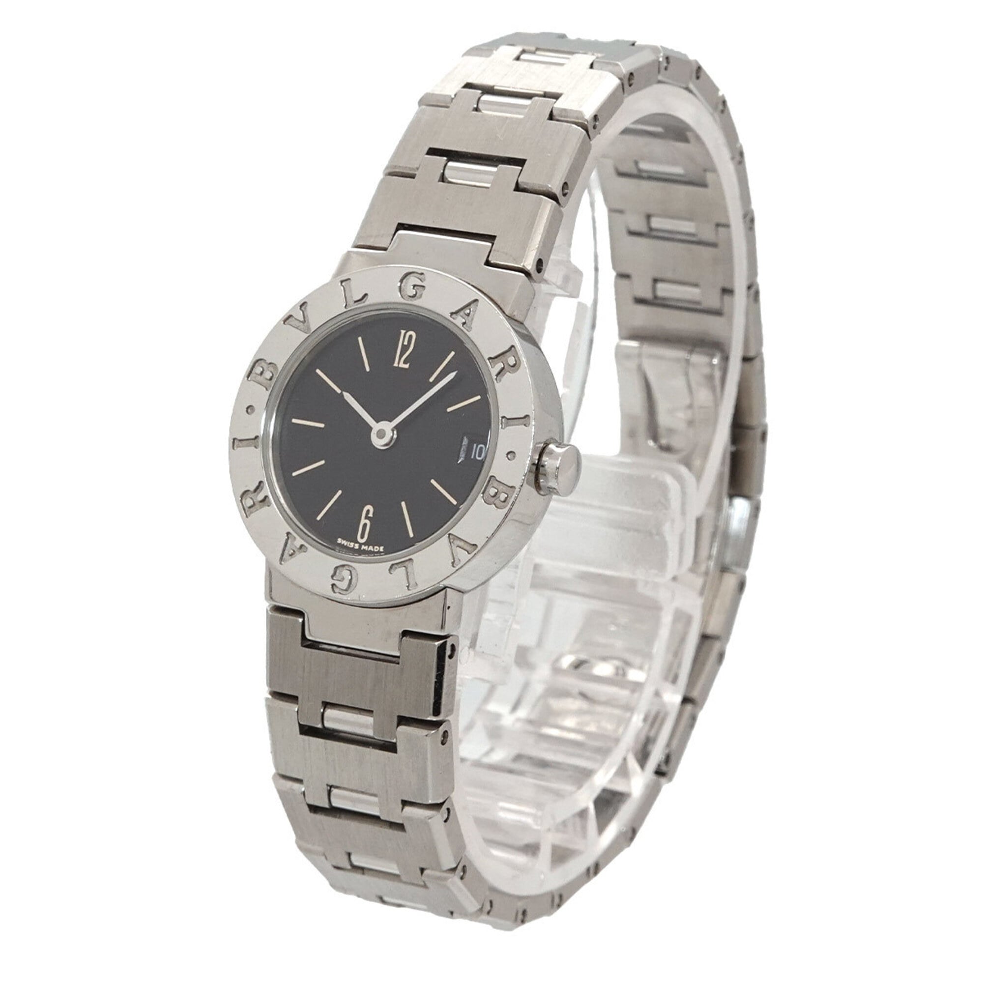 Bvlgari BB23SS Black Dial 23mm Watch