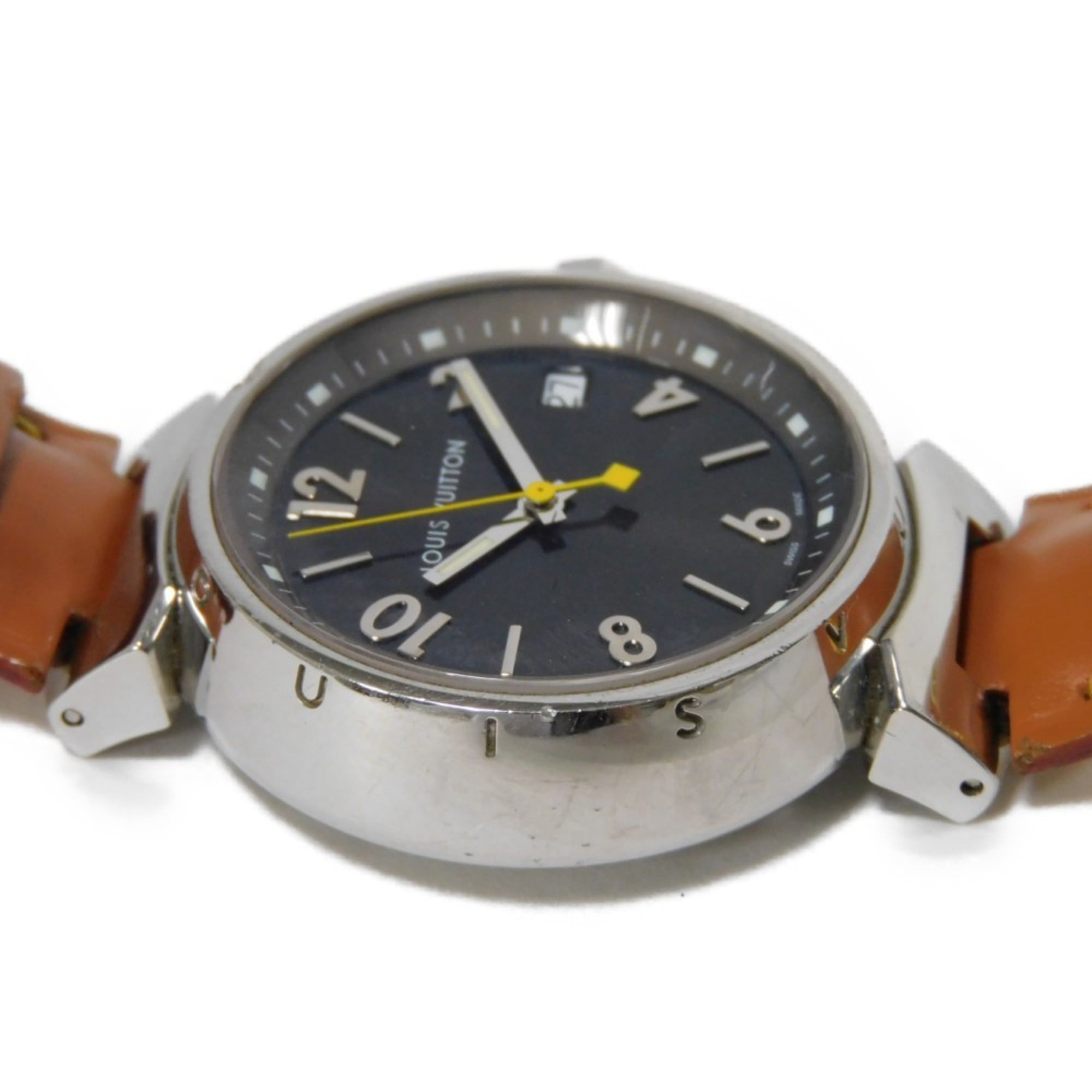 Louis Vuitton LOUIS VUITTON Tambour Date Quartz Q13114 dameshorloge