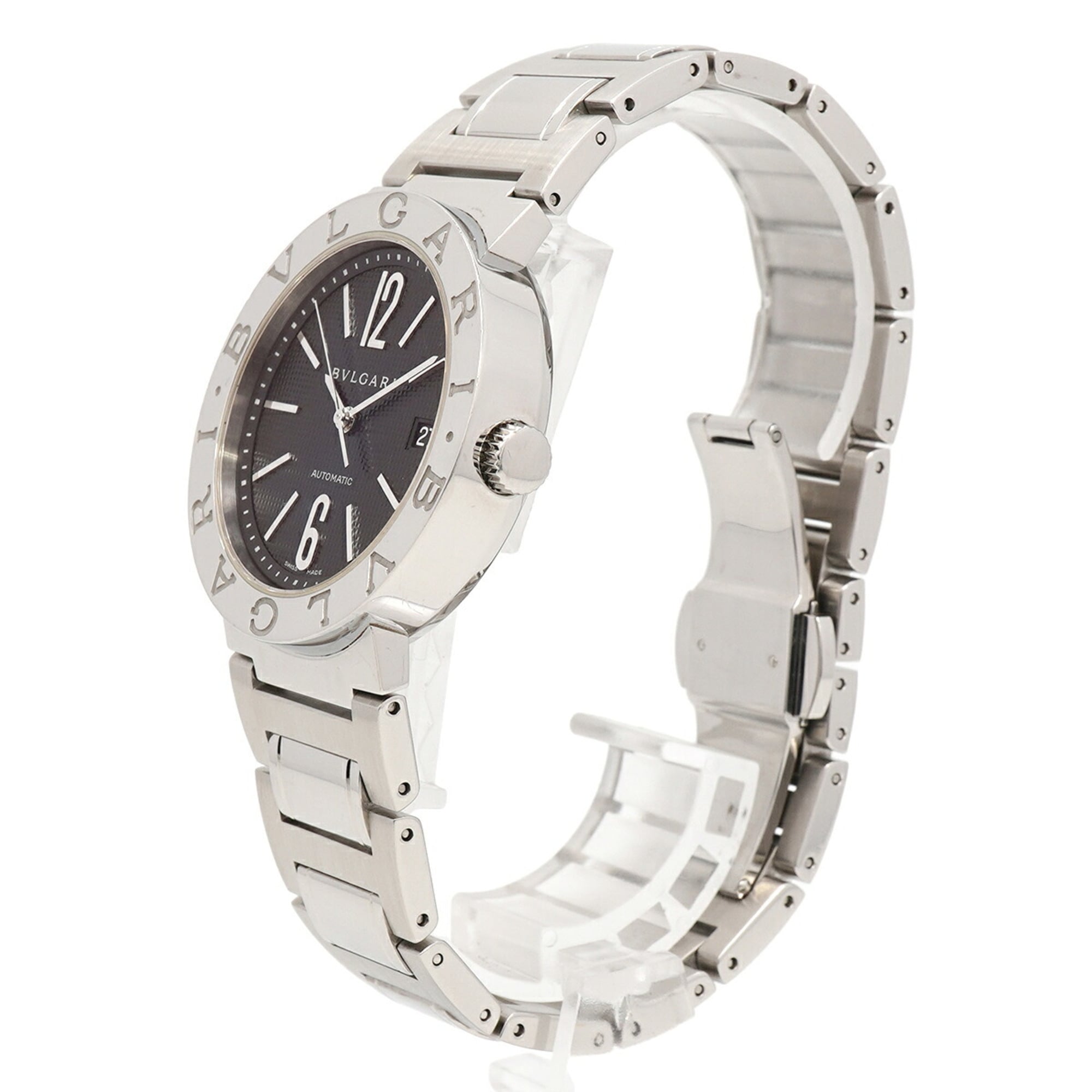 Bvlgari Bulgari Bulgari BB38SS Black Dial 38mm Watch