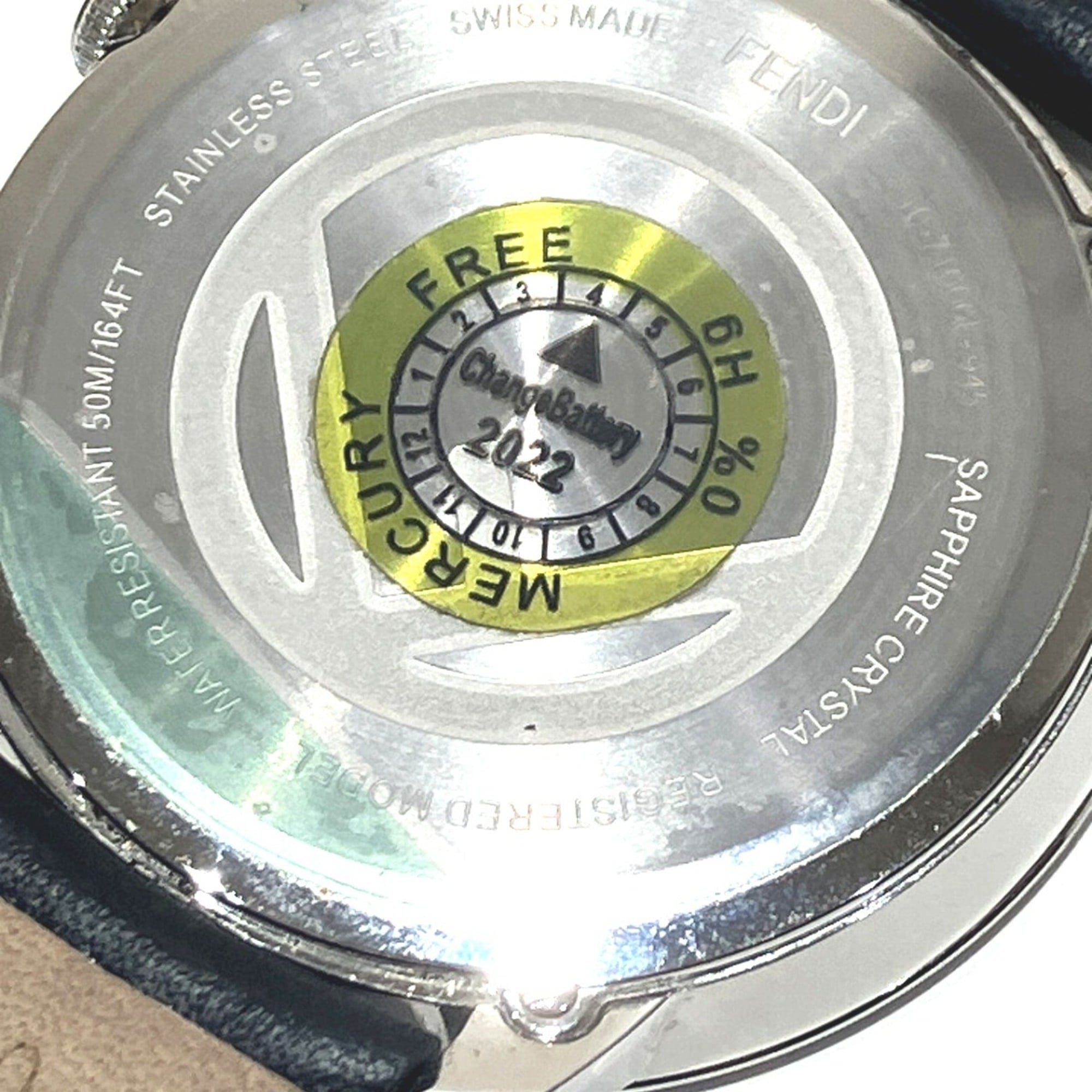 Fendi Runaway F is 010-71000L-945 Gray Dial 40mm Watch