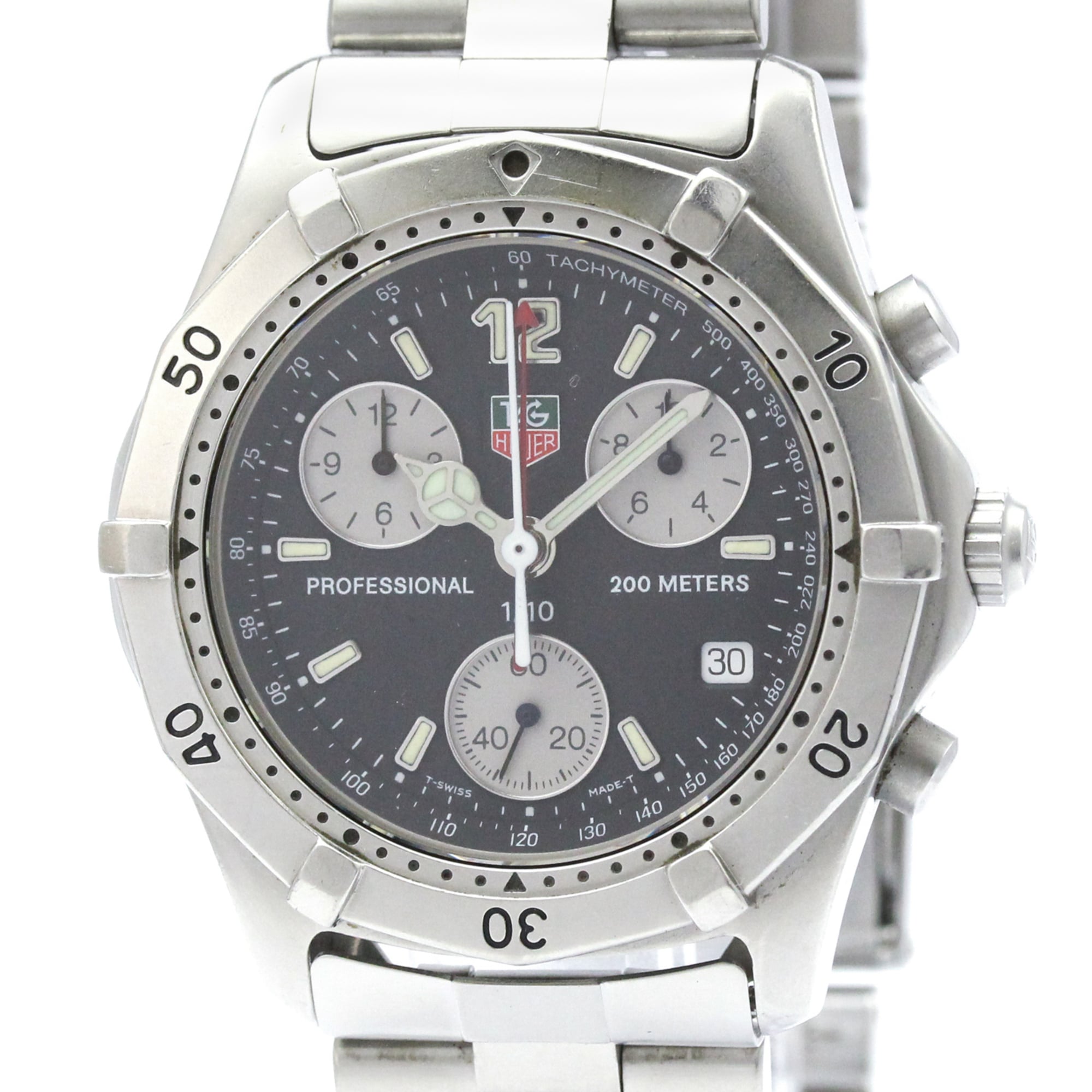 TAG HEUER 2000 Classic Professional Chronograph Watch CK1110