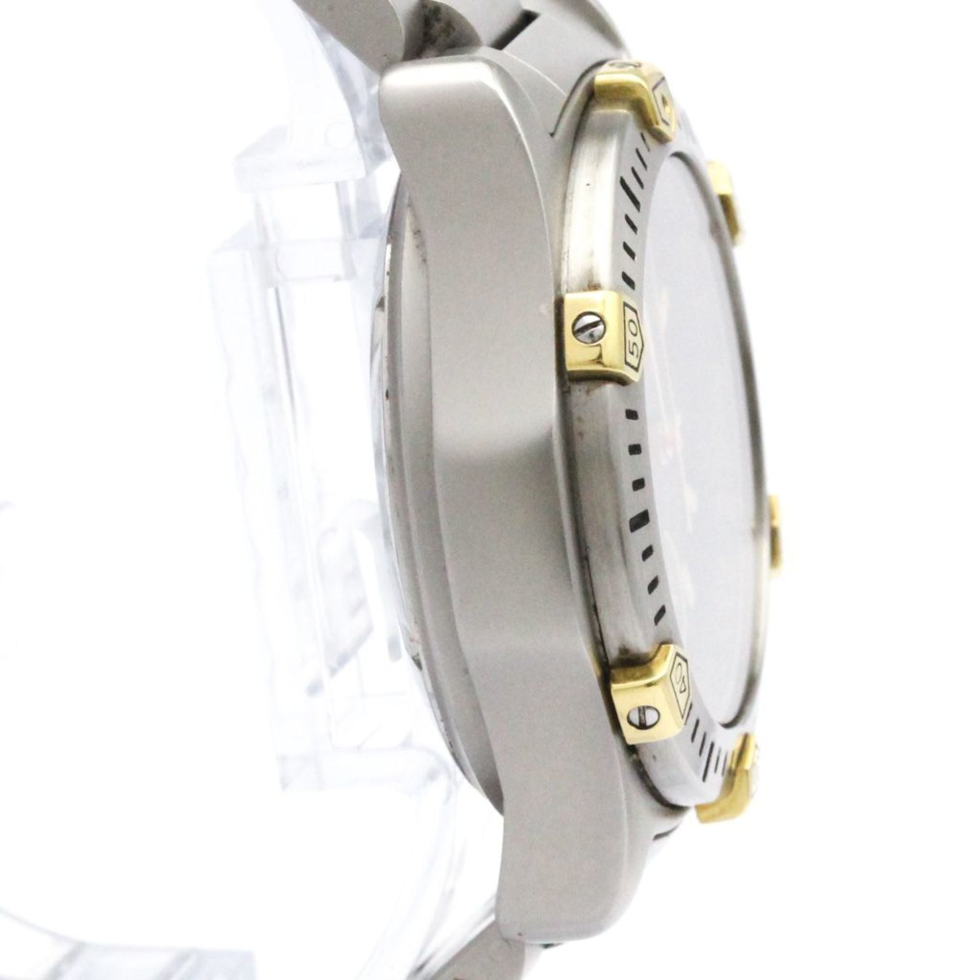 TAG HEUER 2000 Chronograph Gold Plated Steel Automatic Mens Watch 165.306