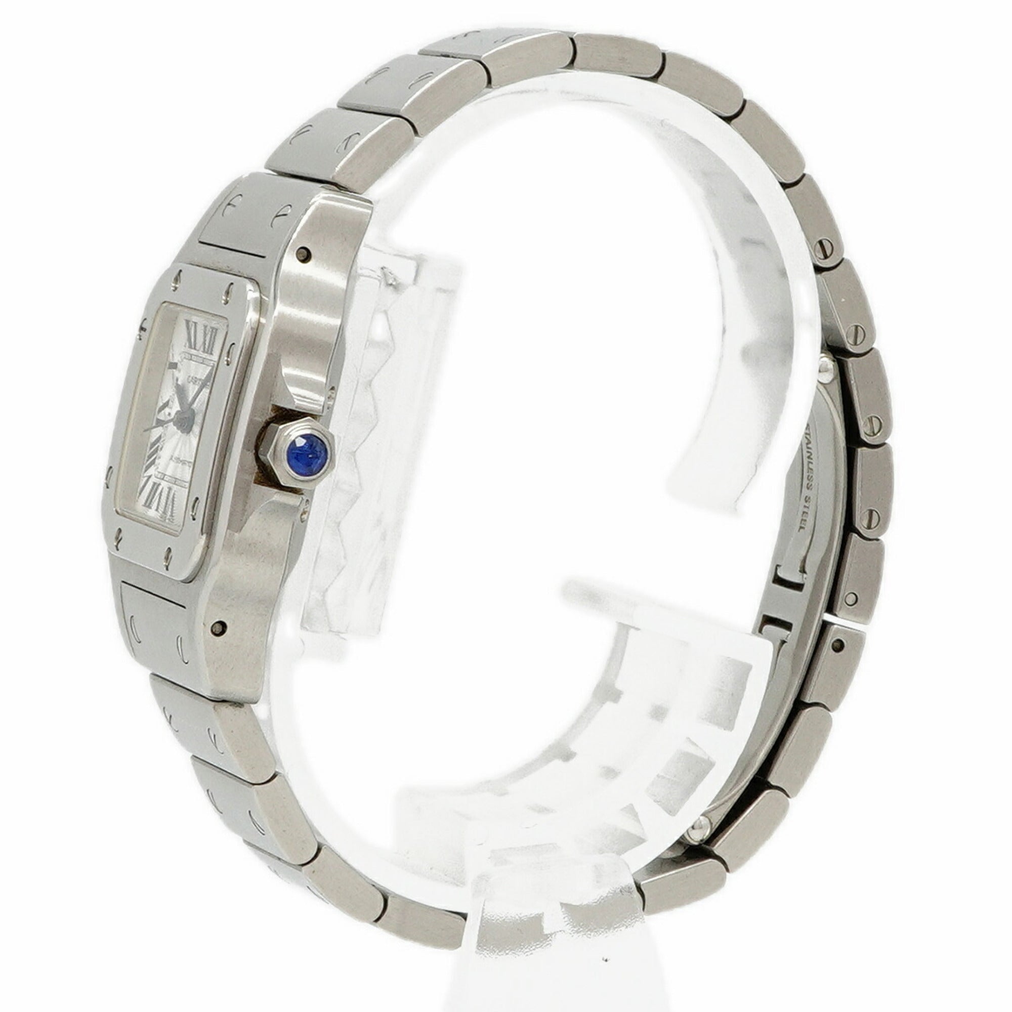 Cartier Santos Galbee SM W20054D6 Silver Dial Women's Watch