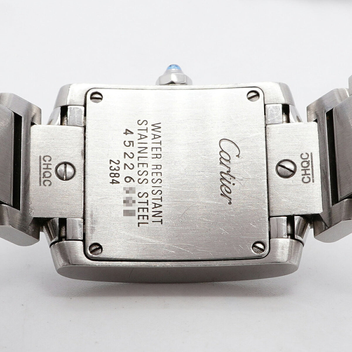Cartier Tank Française SM W51008Q3 Weiß Zifferblatt 20 mm Uhr