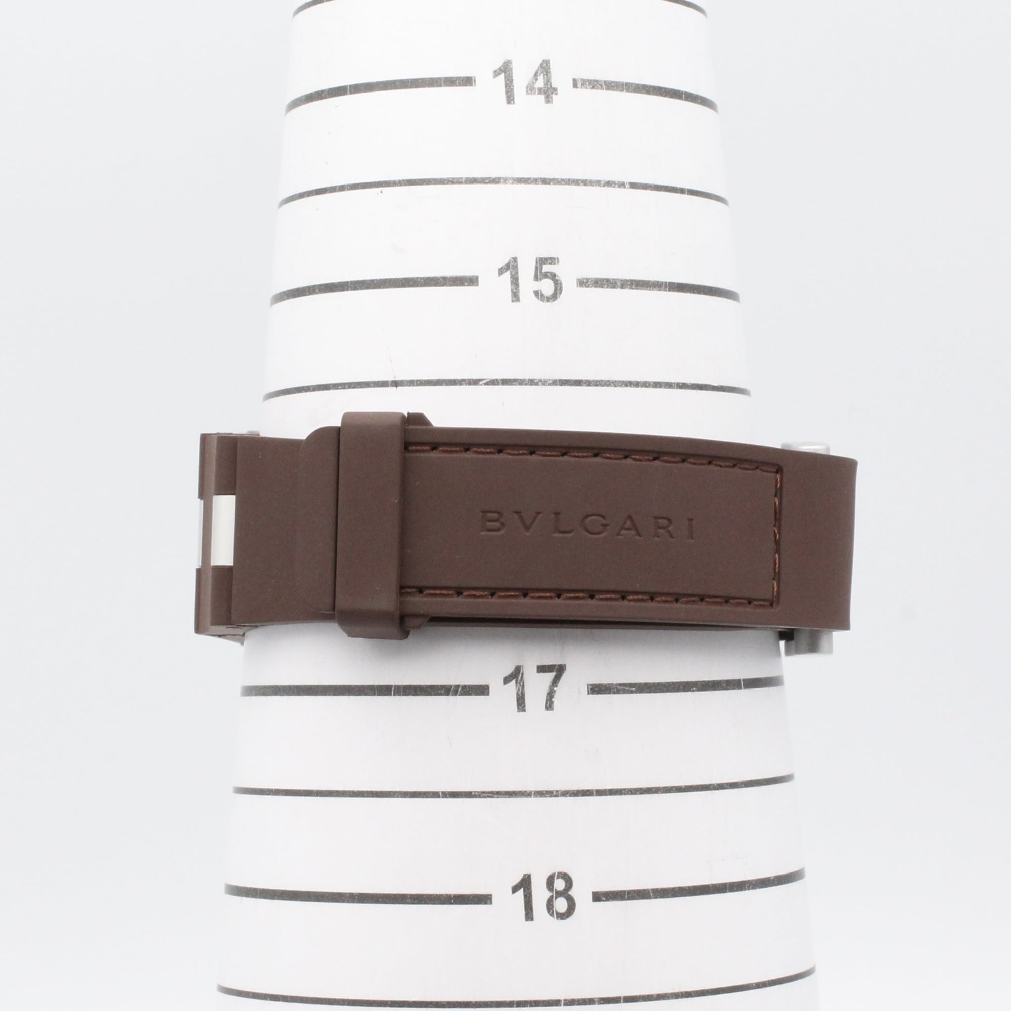 Bvlgari Aluminum BB40ATGMT Brown Dial Aluminum 39mm Watch