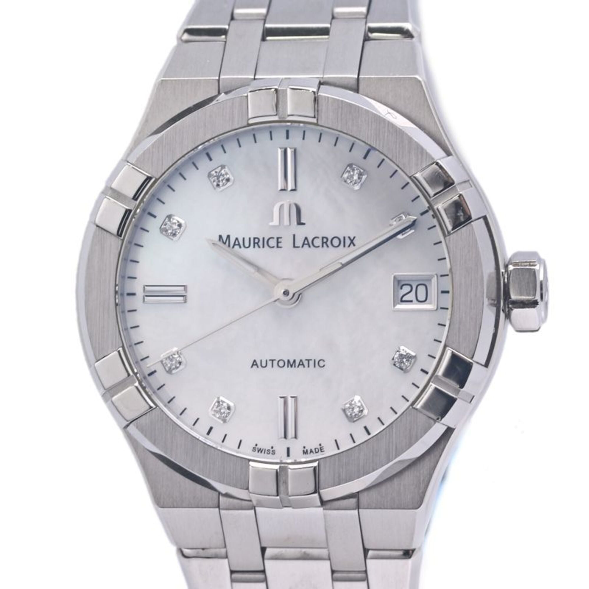 Maurice Lacroix Aikon AI6006-SS002-170-1 White Dial 35mm Watch
