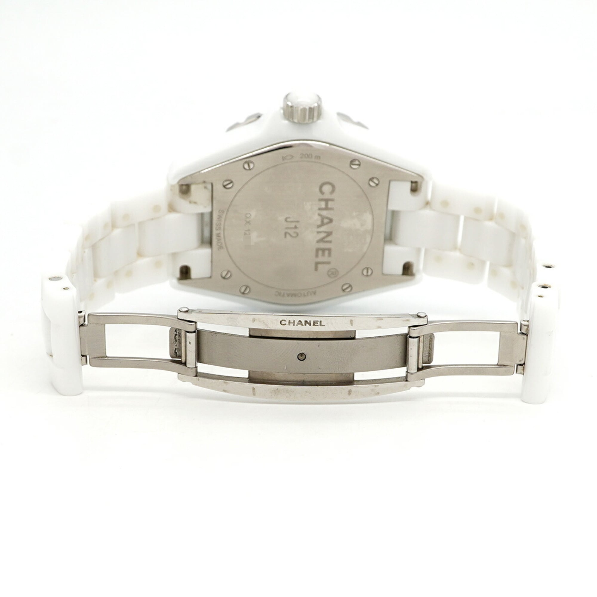 Chanel J12 H1629 White Dial Ceramic 39mm Watch