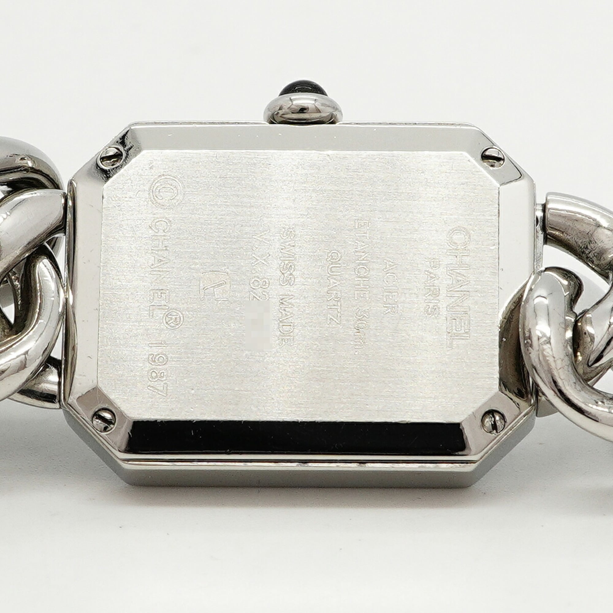 Chanel PremiÃ¨re M Chain H0452 Black Dial Wo