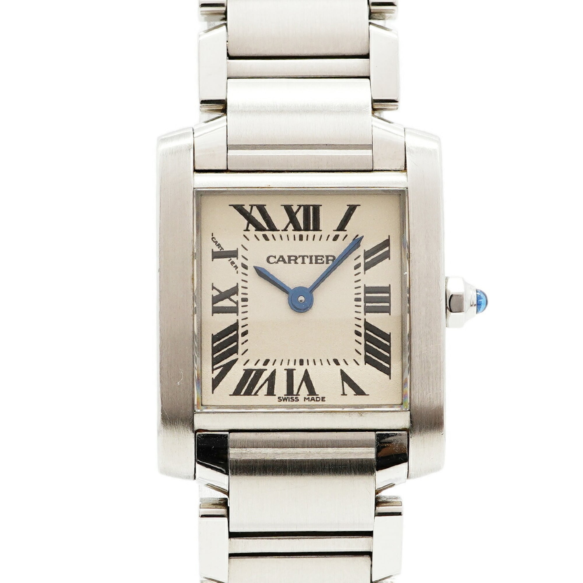 Cartier Tank FranÃ§aise SM W51008Q3 Ivory Dial Wo