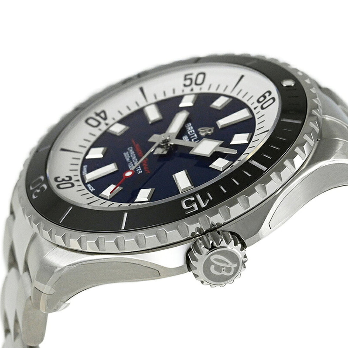 Montre Breitling Superocean A17376211C1A1 (A17376) à cadran bleu, 44 mm