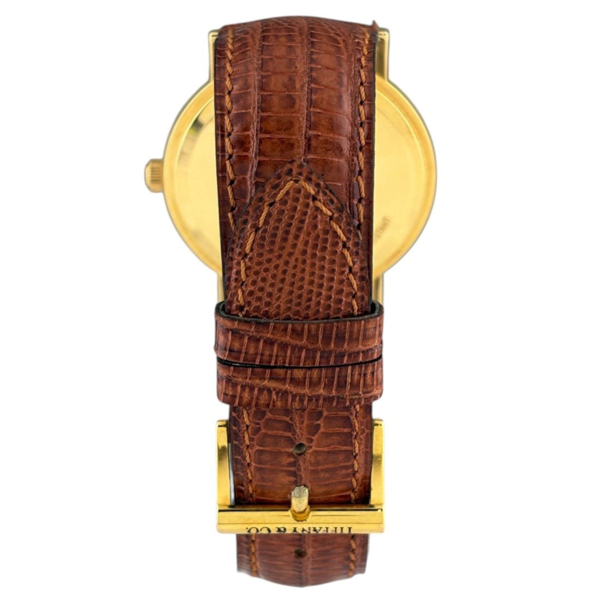 Tiffany Atlas M6930 horloge met gouden wijzerplaat, 36 mm