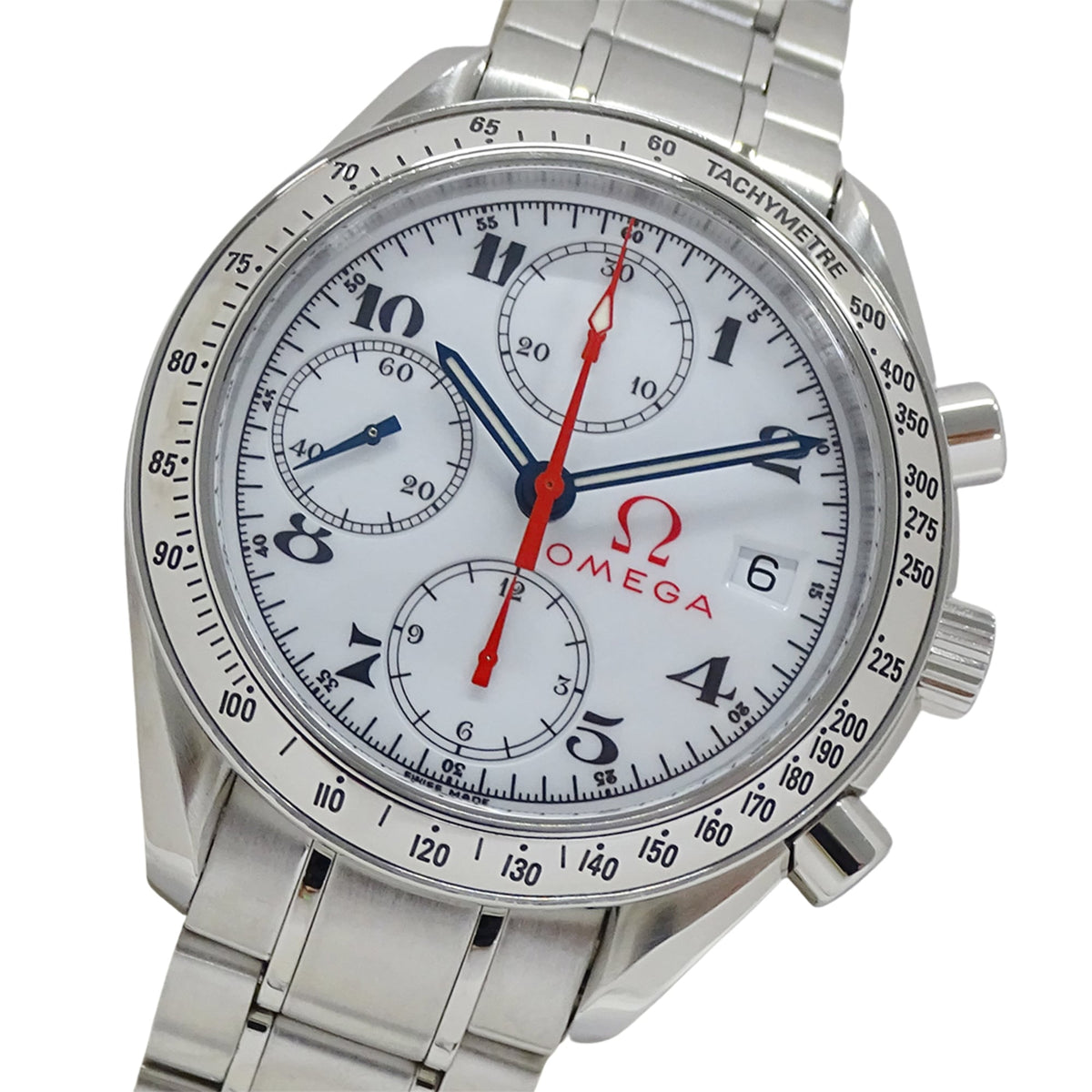 Omega Speedmaster 3515.2 met witte wijzerplaat, 38 mm