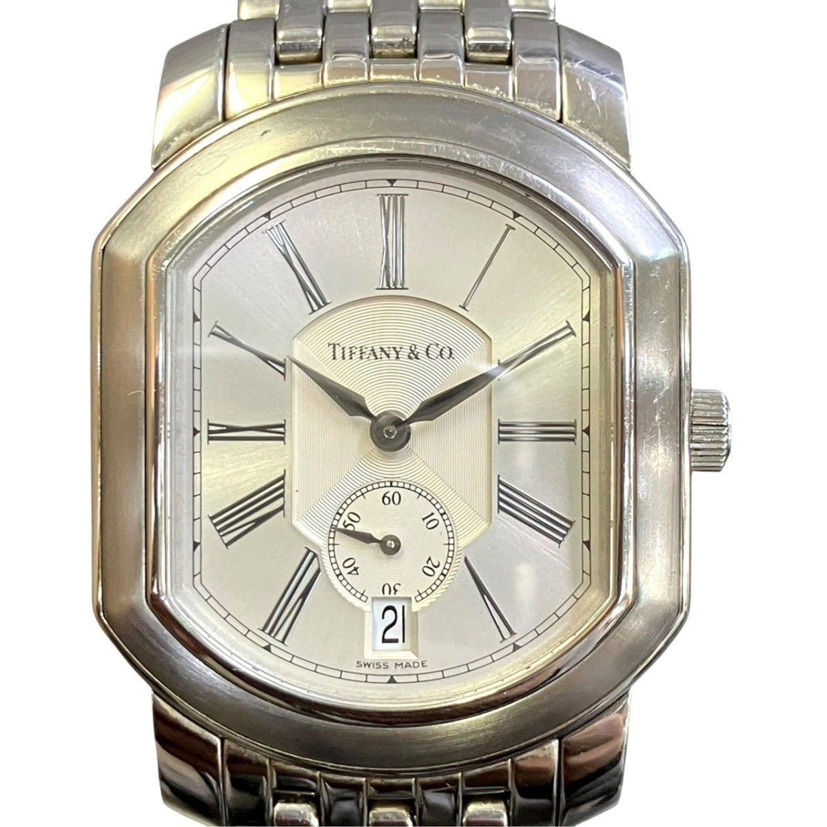 Tiffany Mark Coupé Silber Zifferblatt 32 mm Uhr