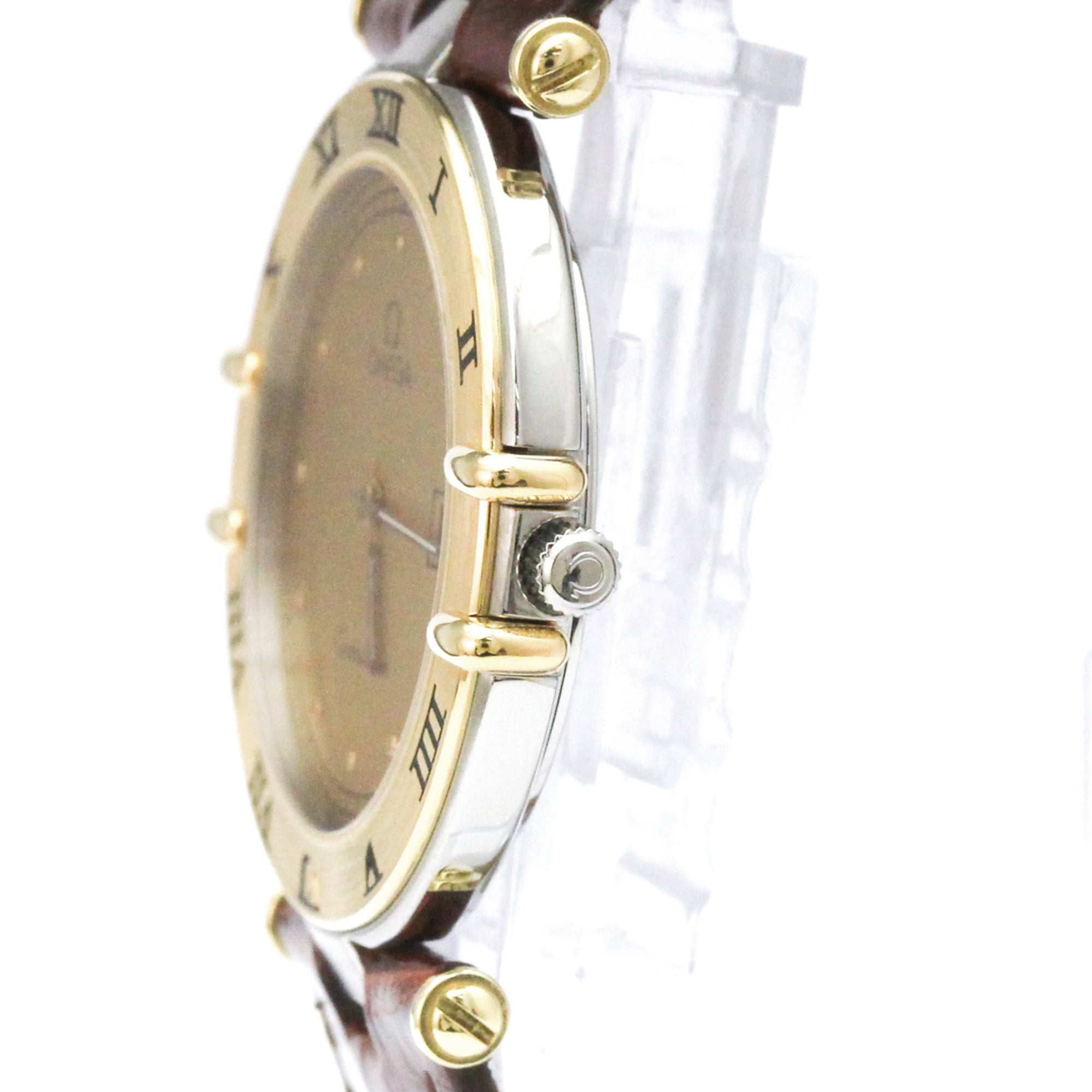 Montre Omega Constellation 1960360 à cadran doré, 31 mm